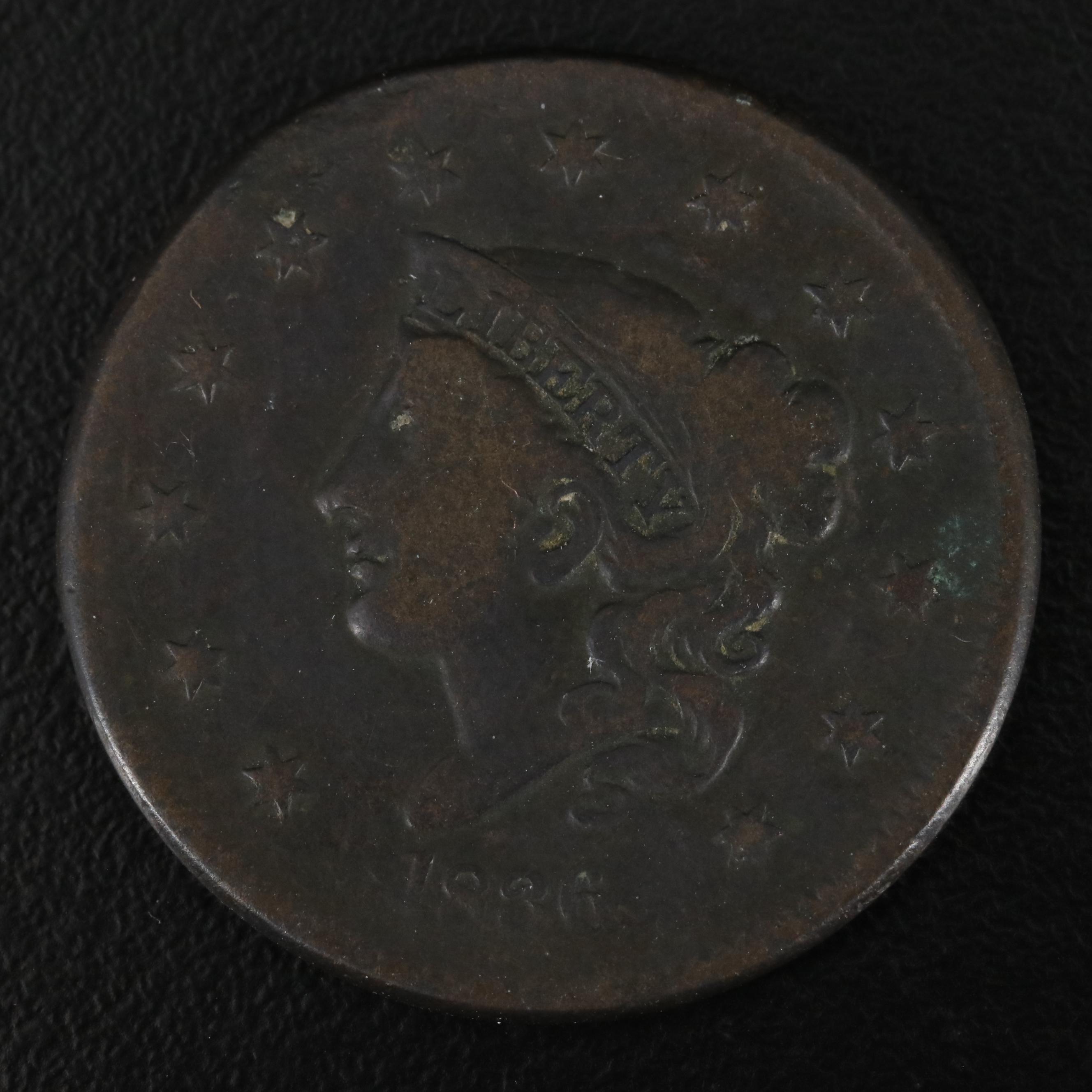 Five Various U.S. Large Cents Including 1832
