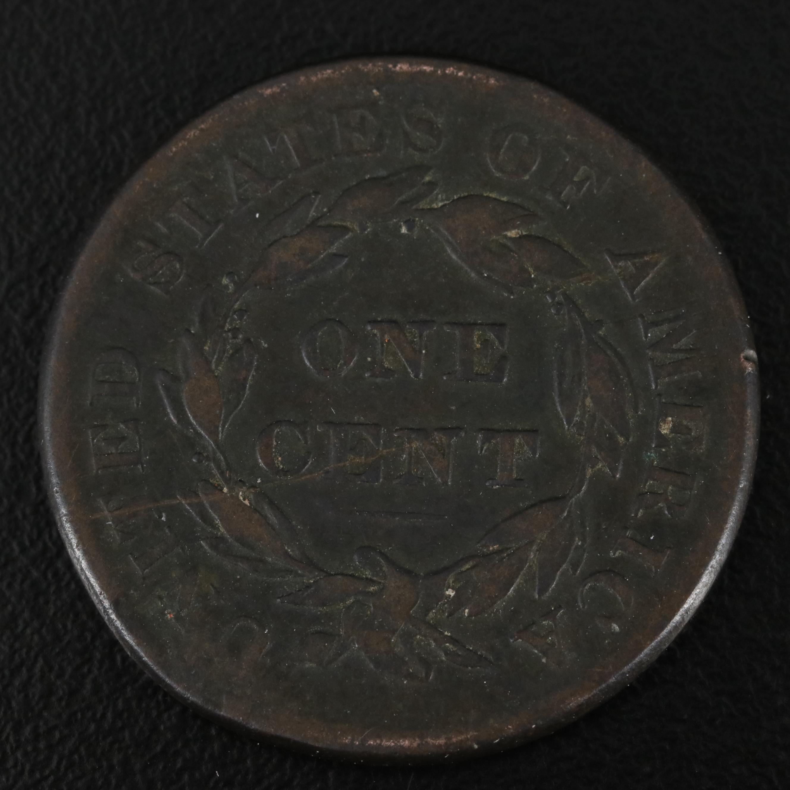 Five Various U.S. Large Cents Including 1832