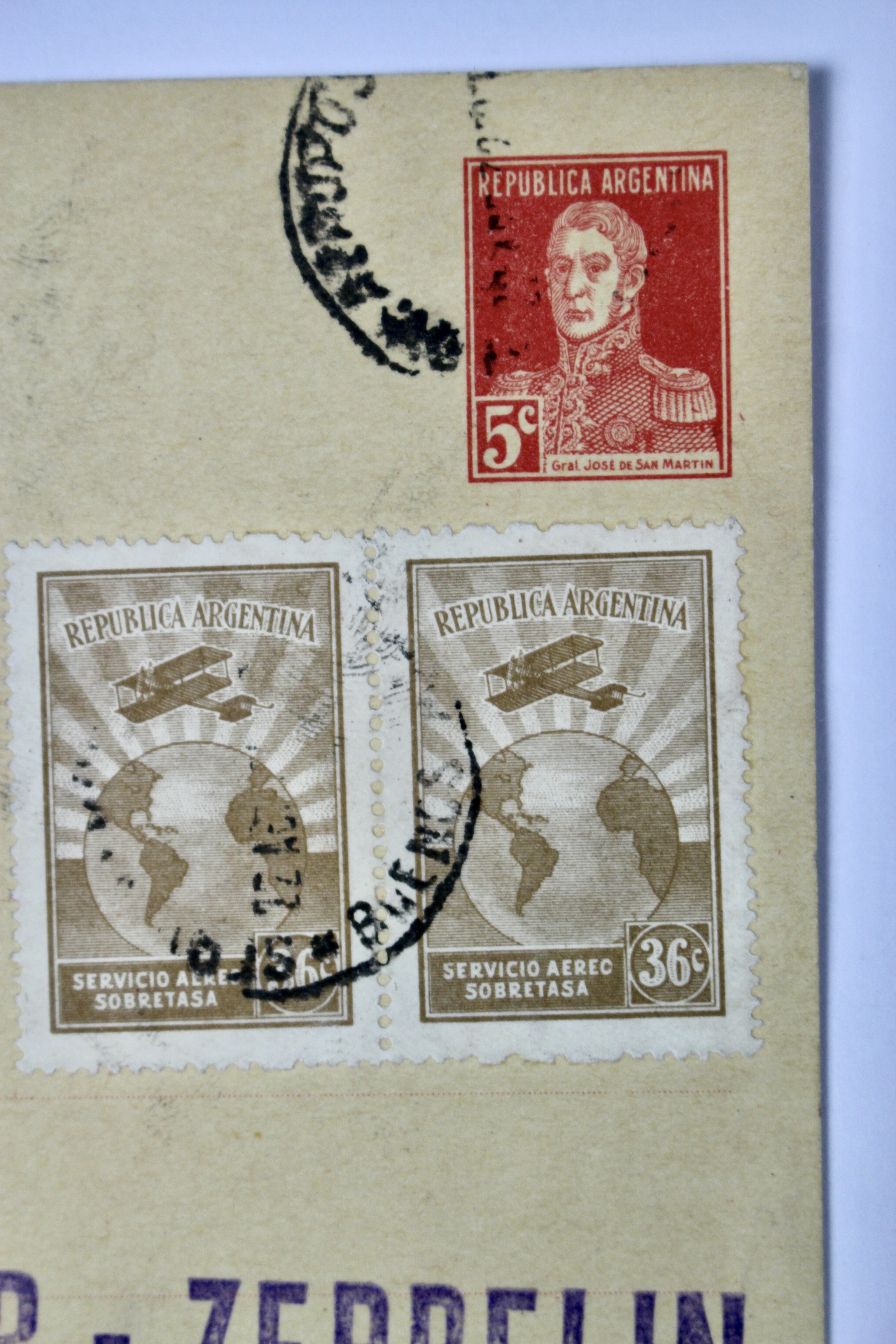 1932 Graf Zeppelin Postcard