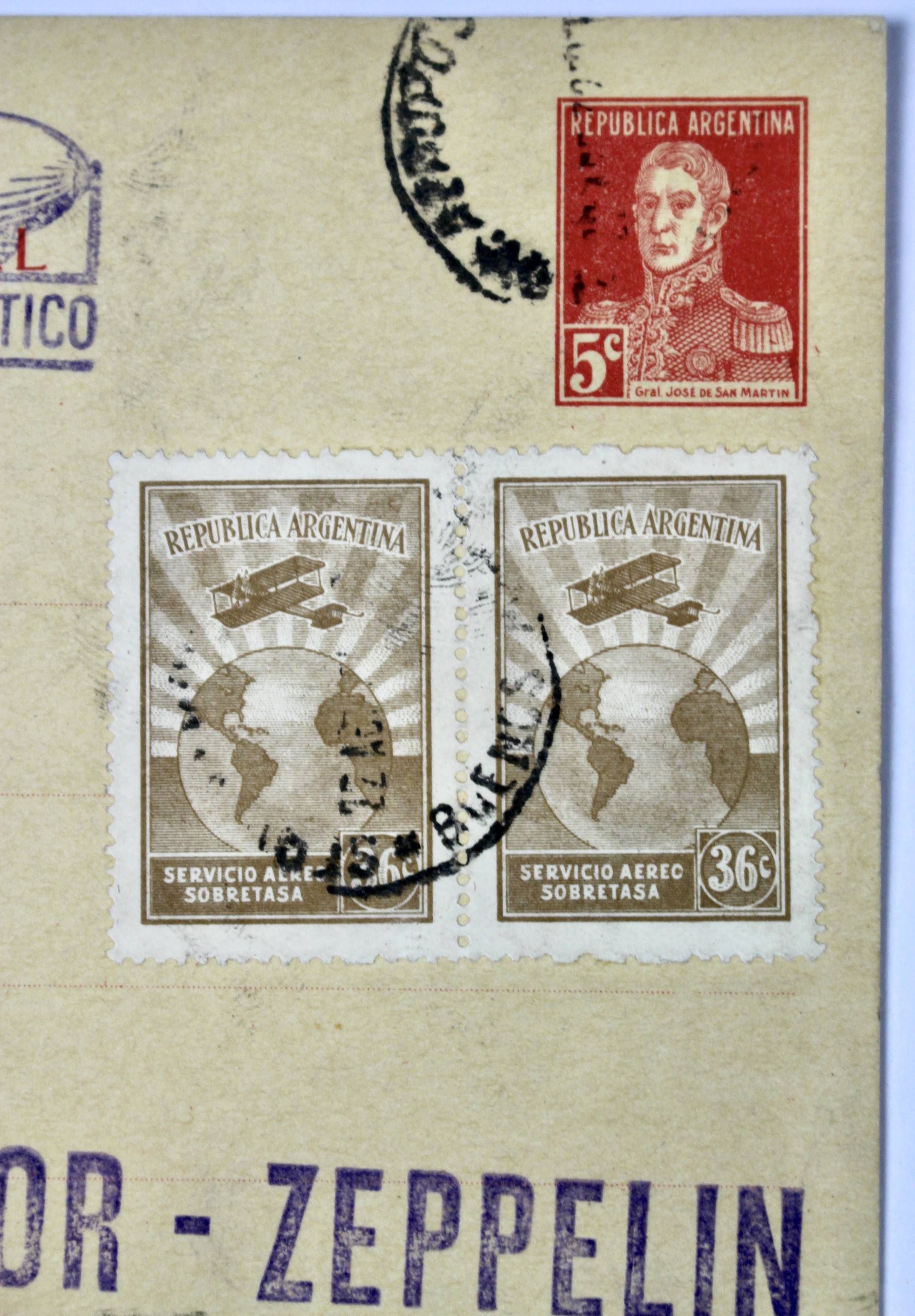 1932 Graf Zeppelin Postcard