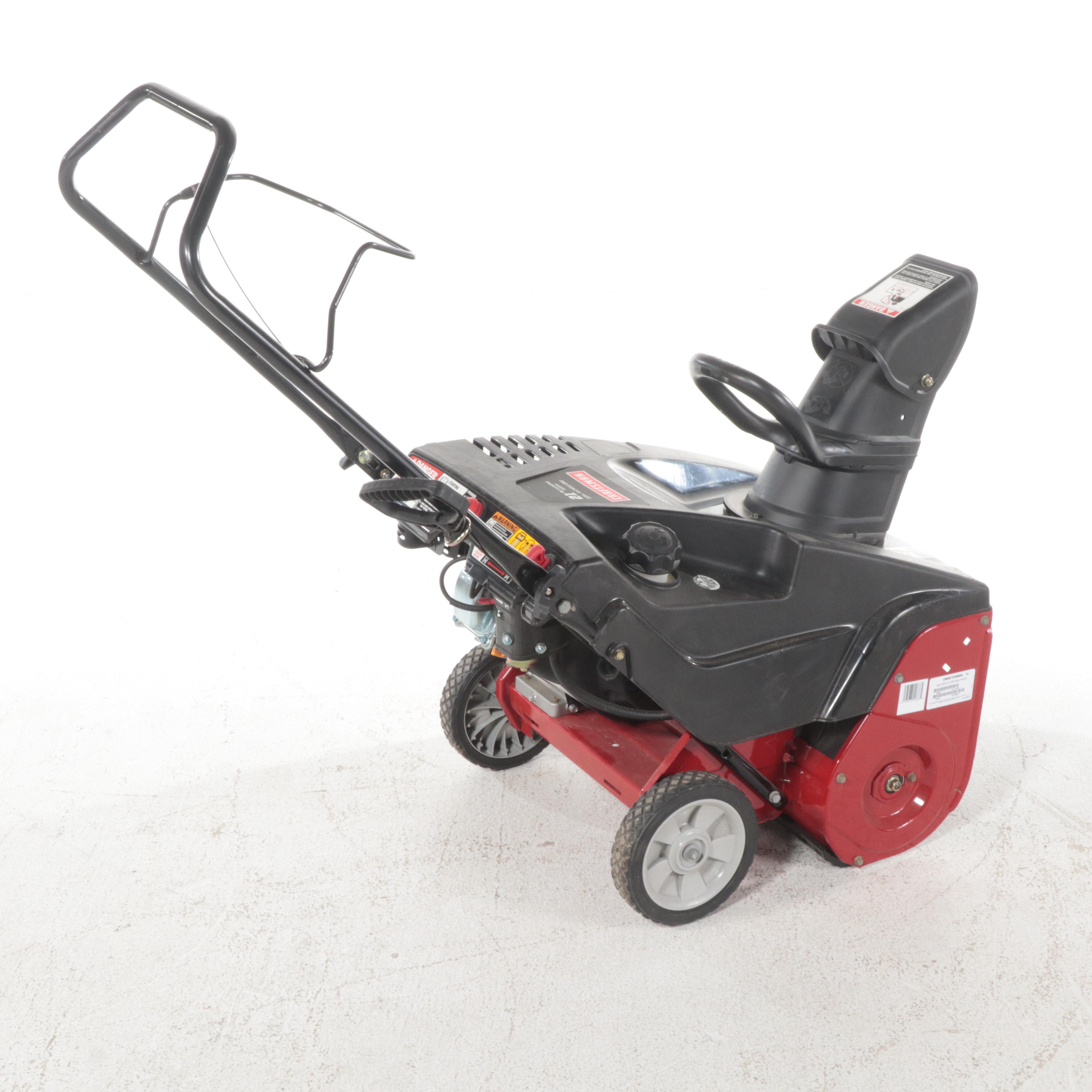 Craftsman 123cc 4Cycle OHV 21" Clearing Width Snow Blower EBTH