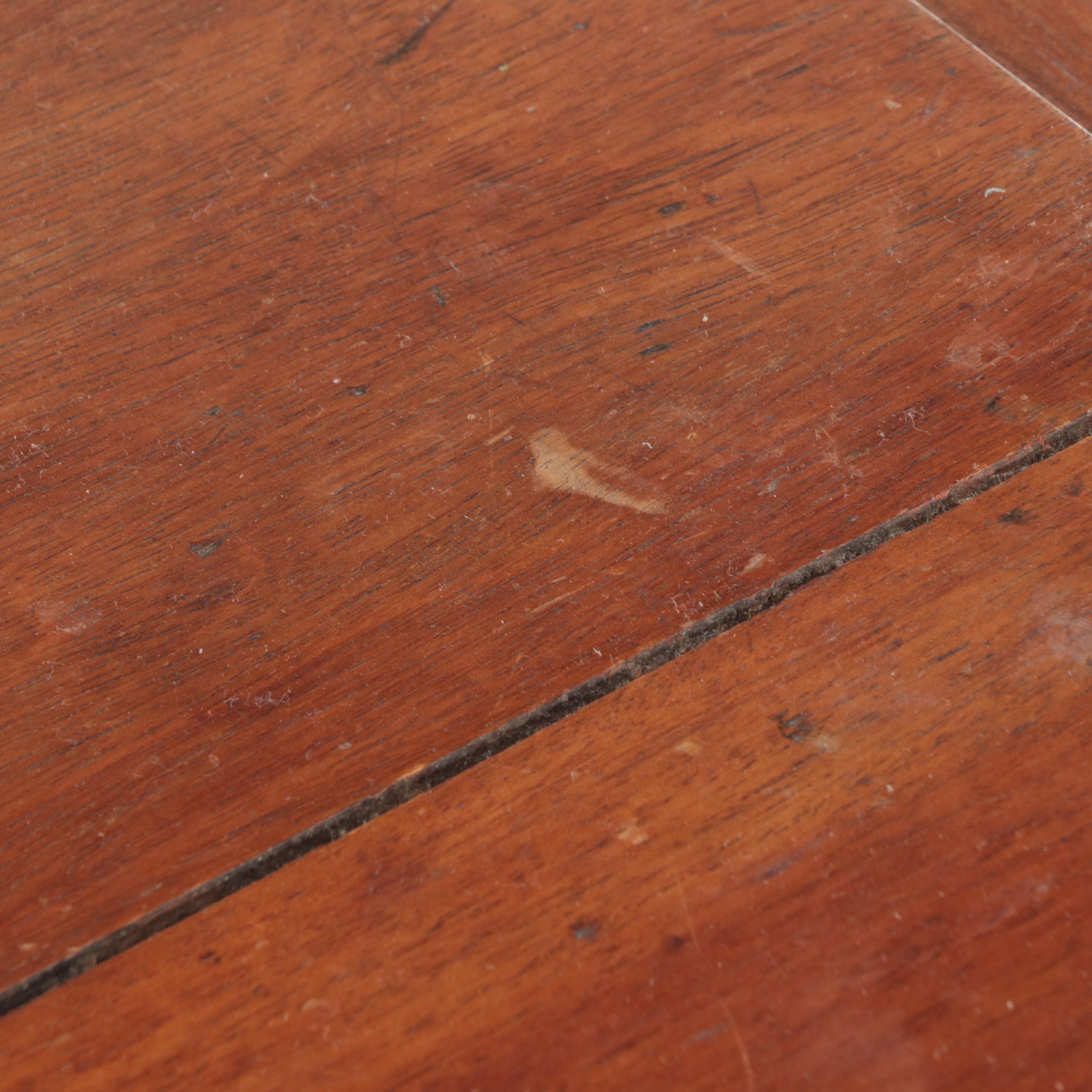 American Empire Revival Mahogany Pedestal Side Table, Early 20th Century