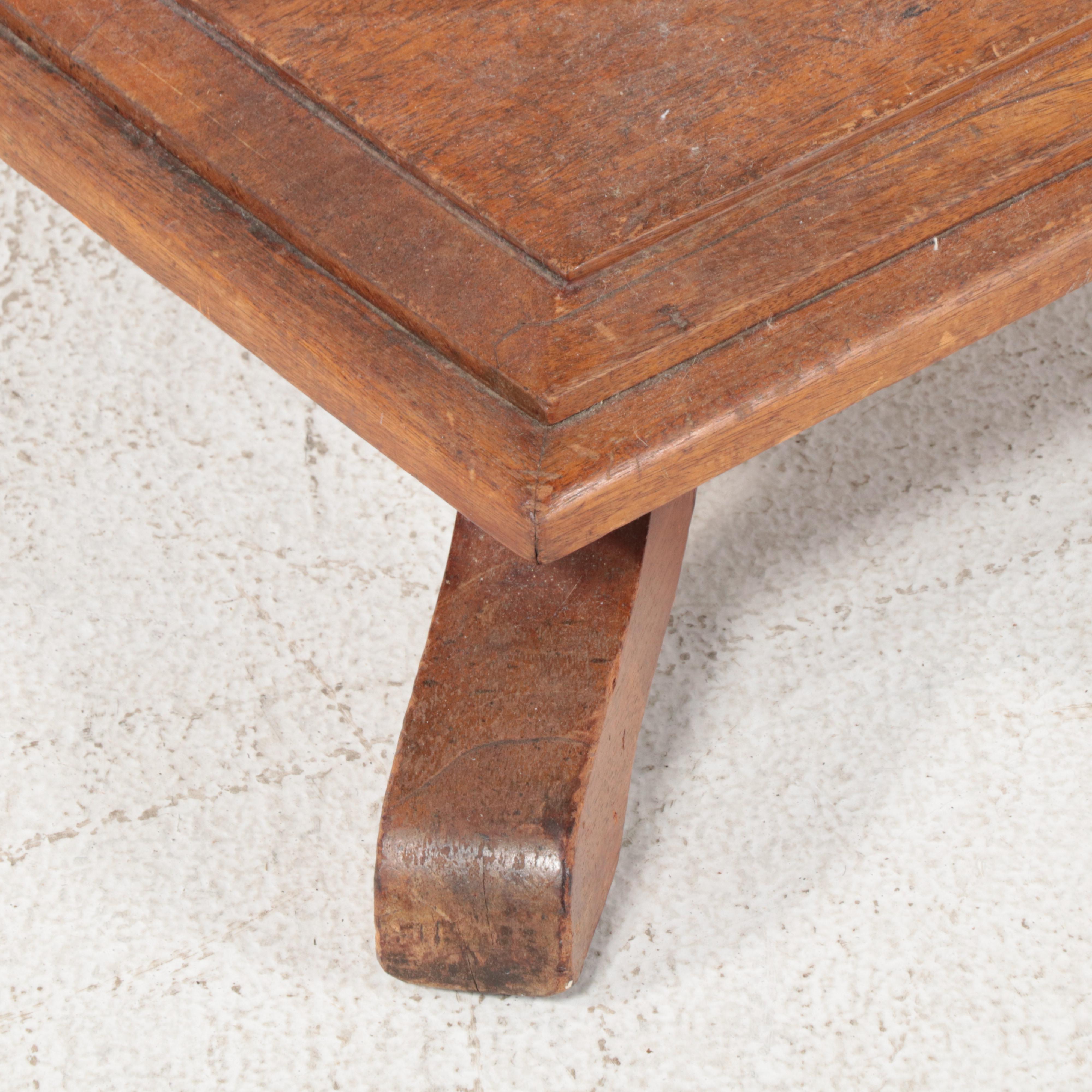 American Empire Revival Mahogany Pedestal Side Table, Early 20th Century