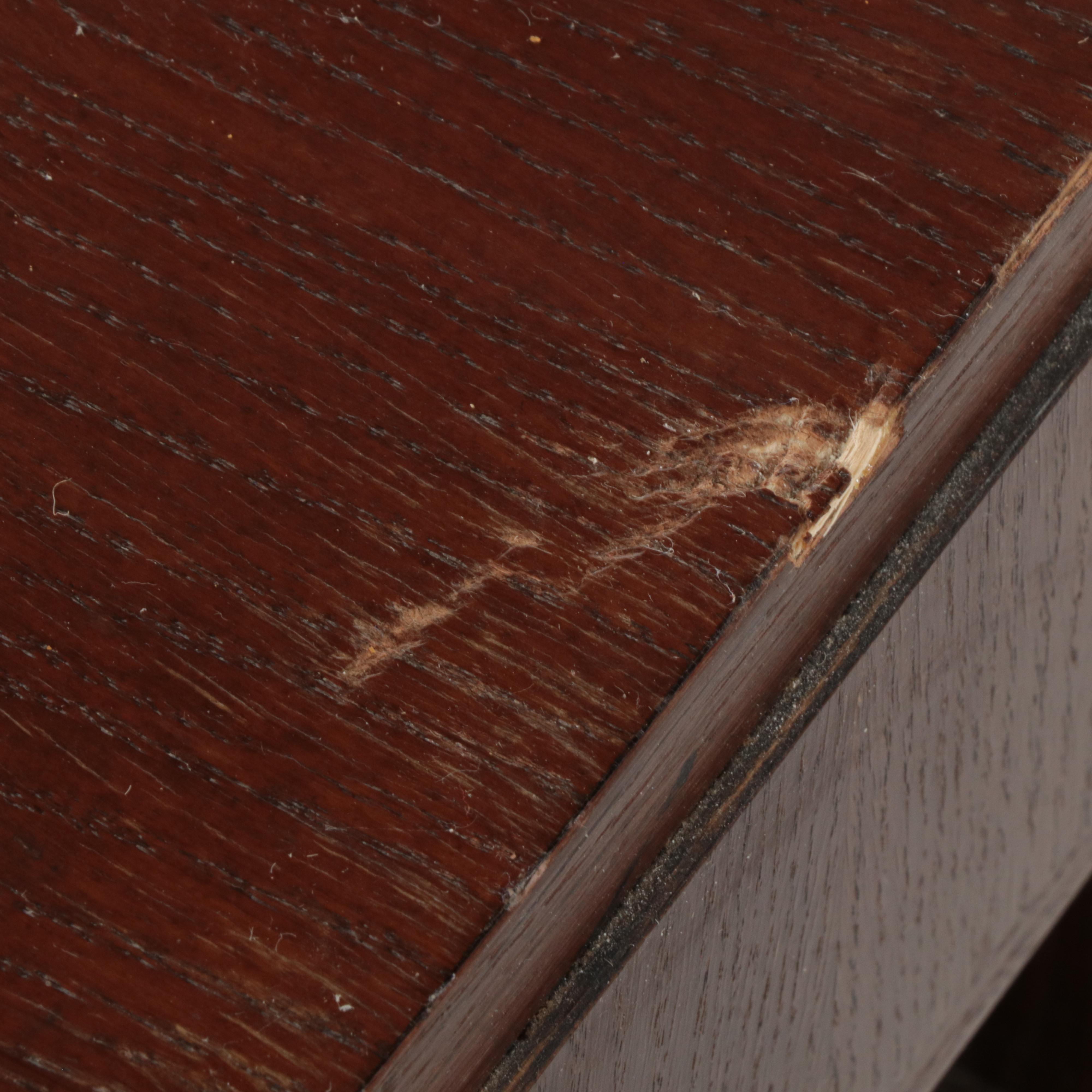Art Deco Oak and Chrome Dressing Stand with Mirror, circa 1930
