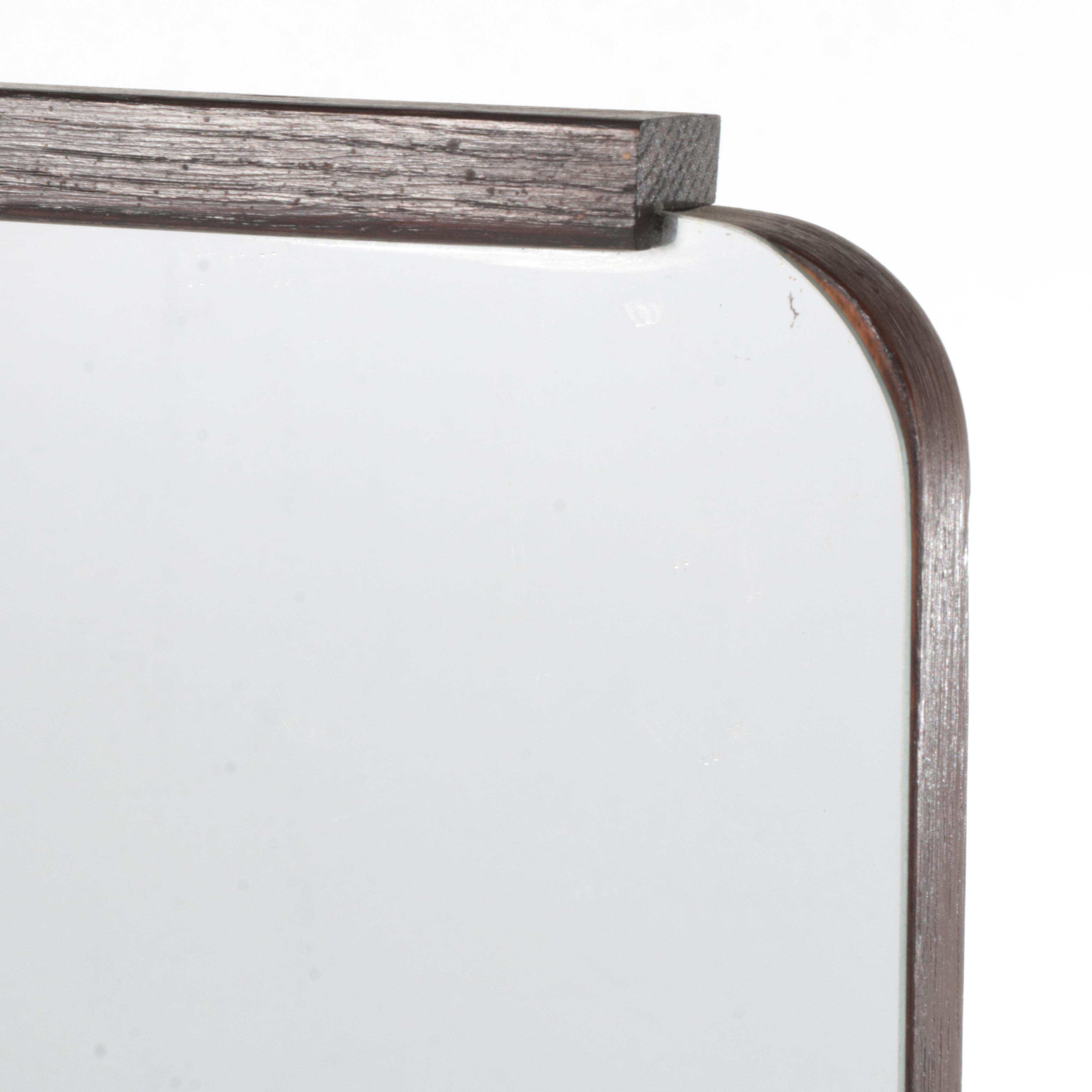 Art Deco Oak and Chrome Dressing Stand with Mirror, circa 1930