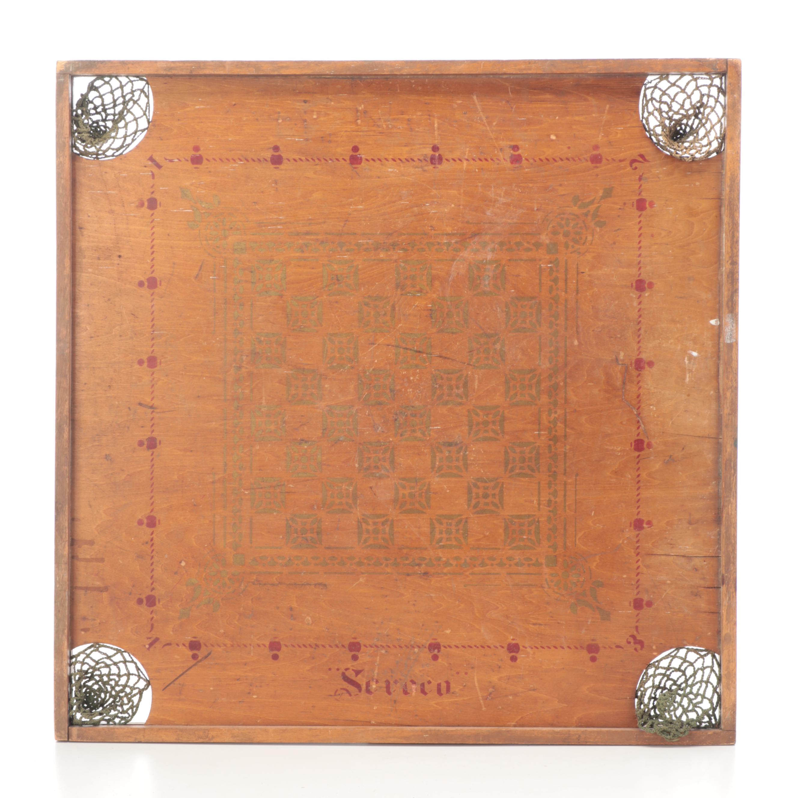 The Carrom Company and Wooden Double Sided Game Boards