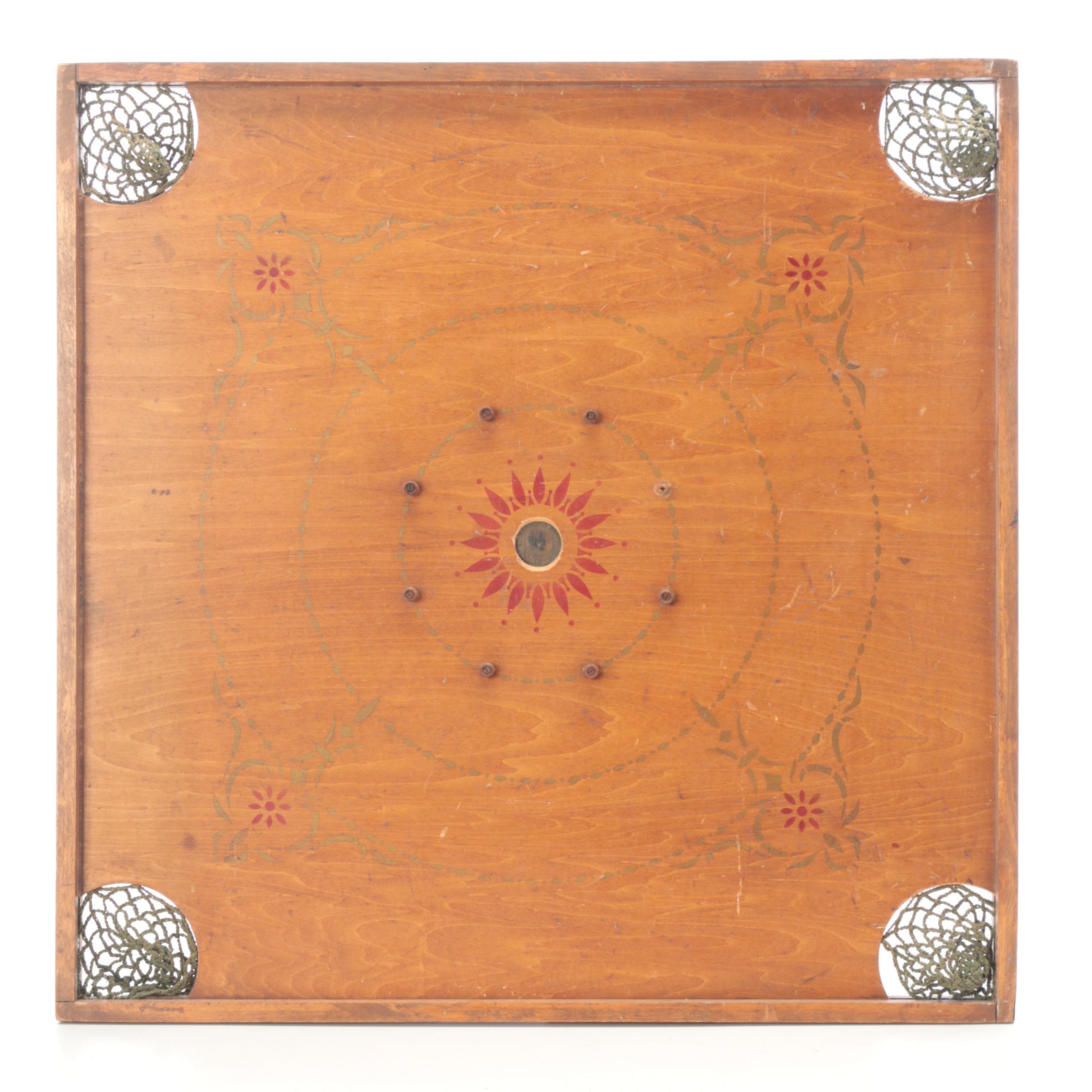 The Carrom Company and Wooden Double Sided Game Boards
