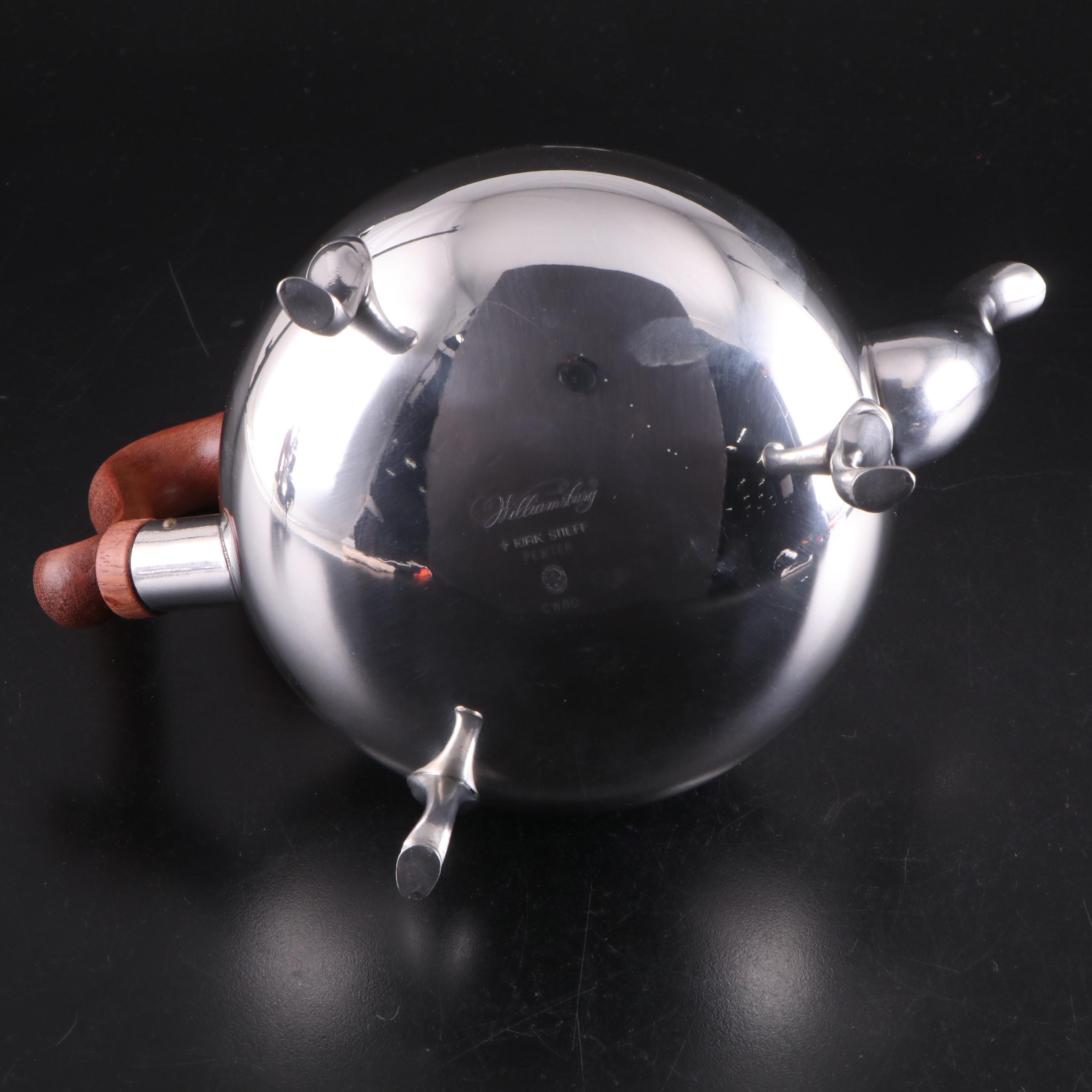 Kirk Stieff "Williamsburg" Pewter Coffee and Tea Pots EBTH