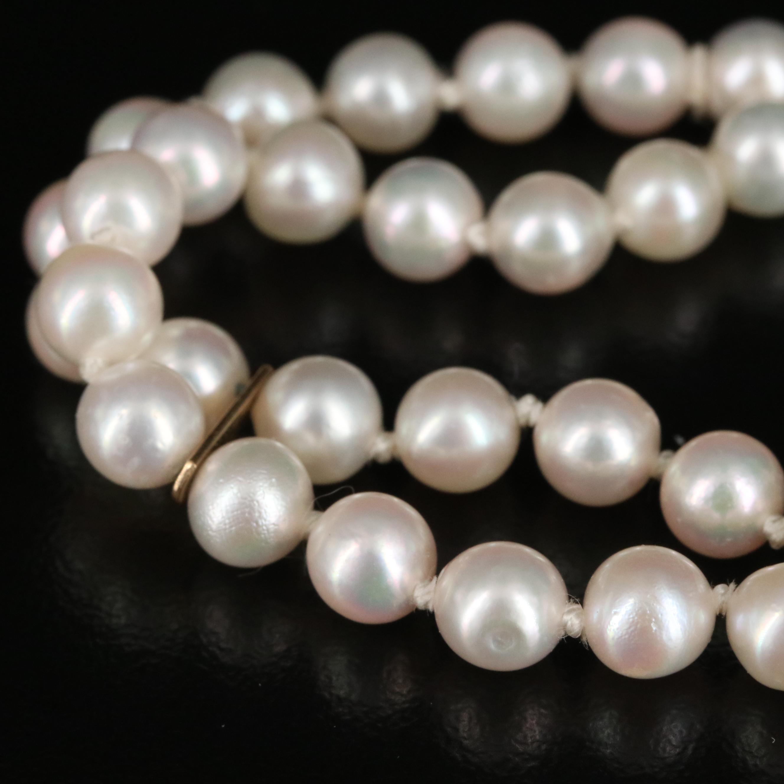 14K Pearl Bracelet