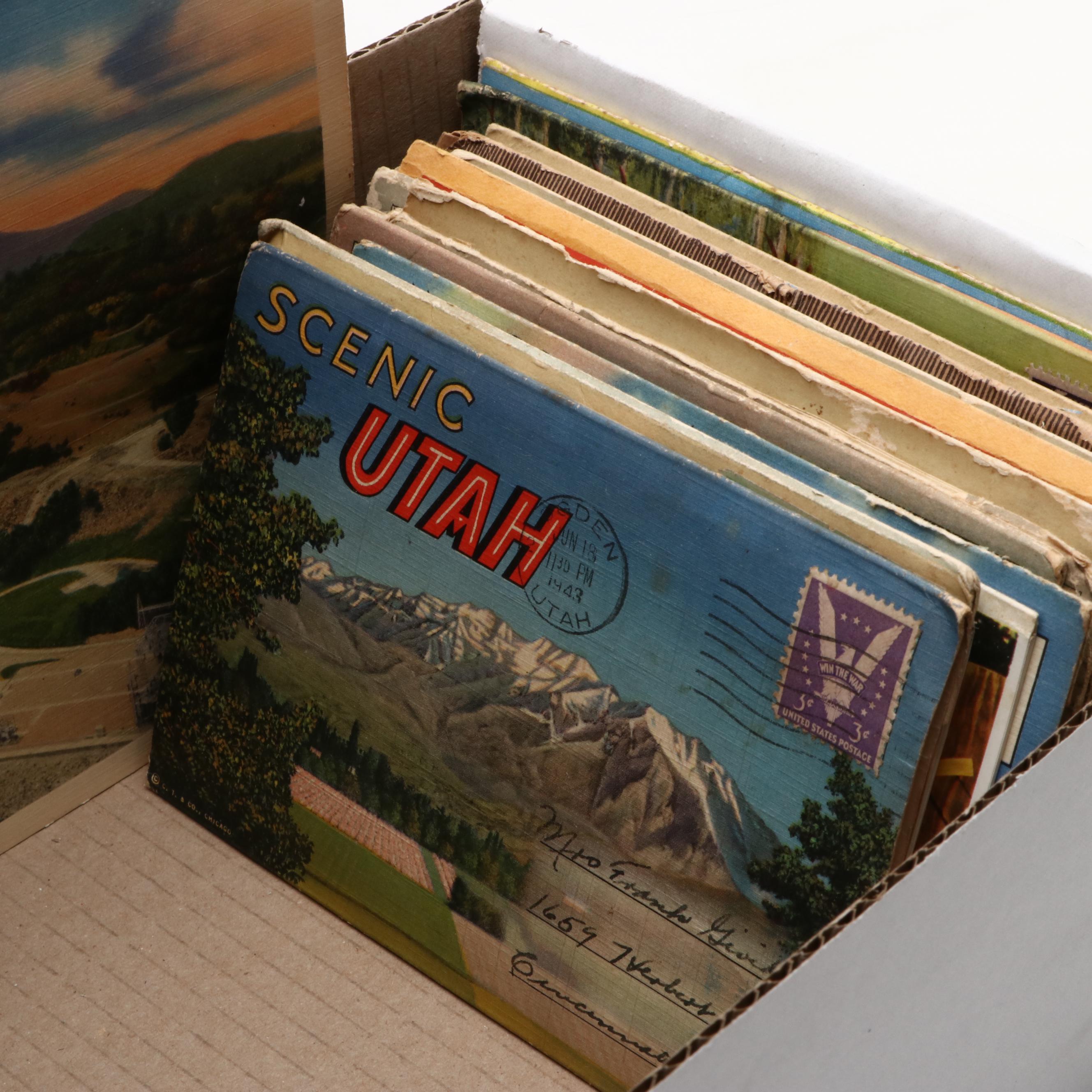 Florida, New Mexico, California and Other Souvenir Postcards