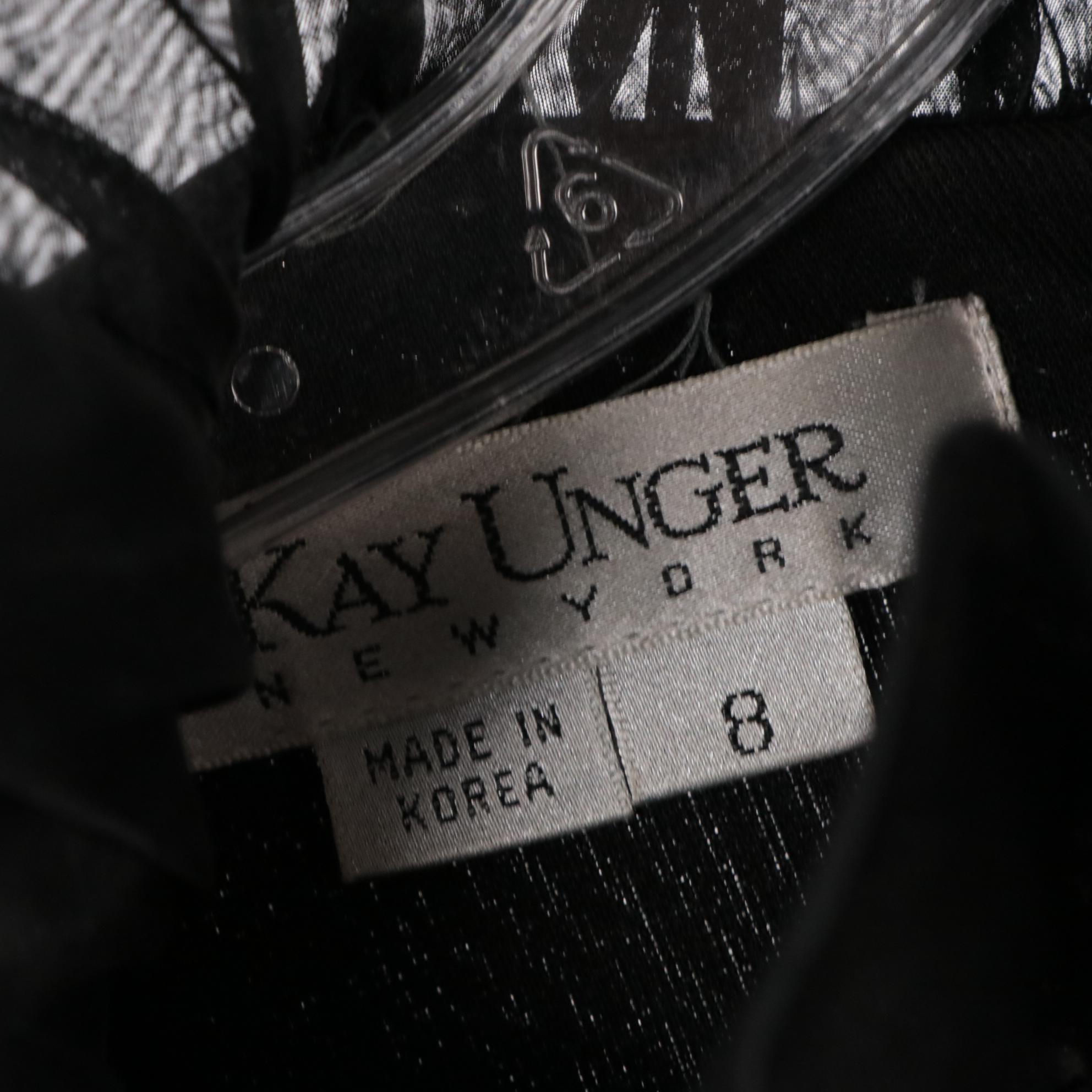 Kay Unger Metallic Tweed and Ruffled Sleeveless Dresses, Ulu Polka Dot Dress