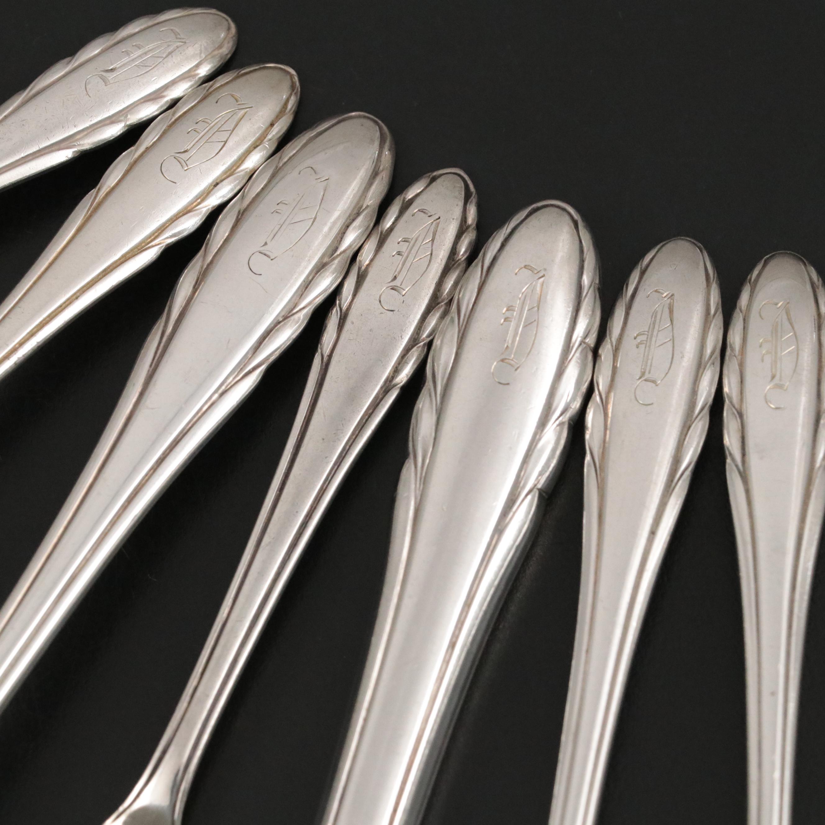 Gorham "Lyric" Sterling Silver Flatware with Wolff Presentation Chest