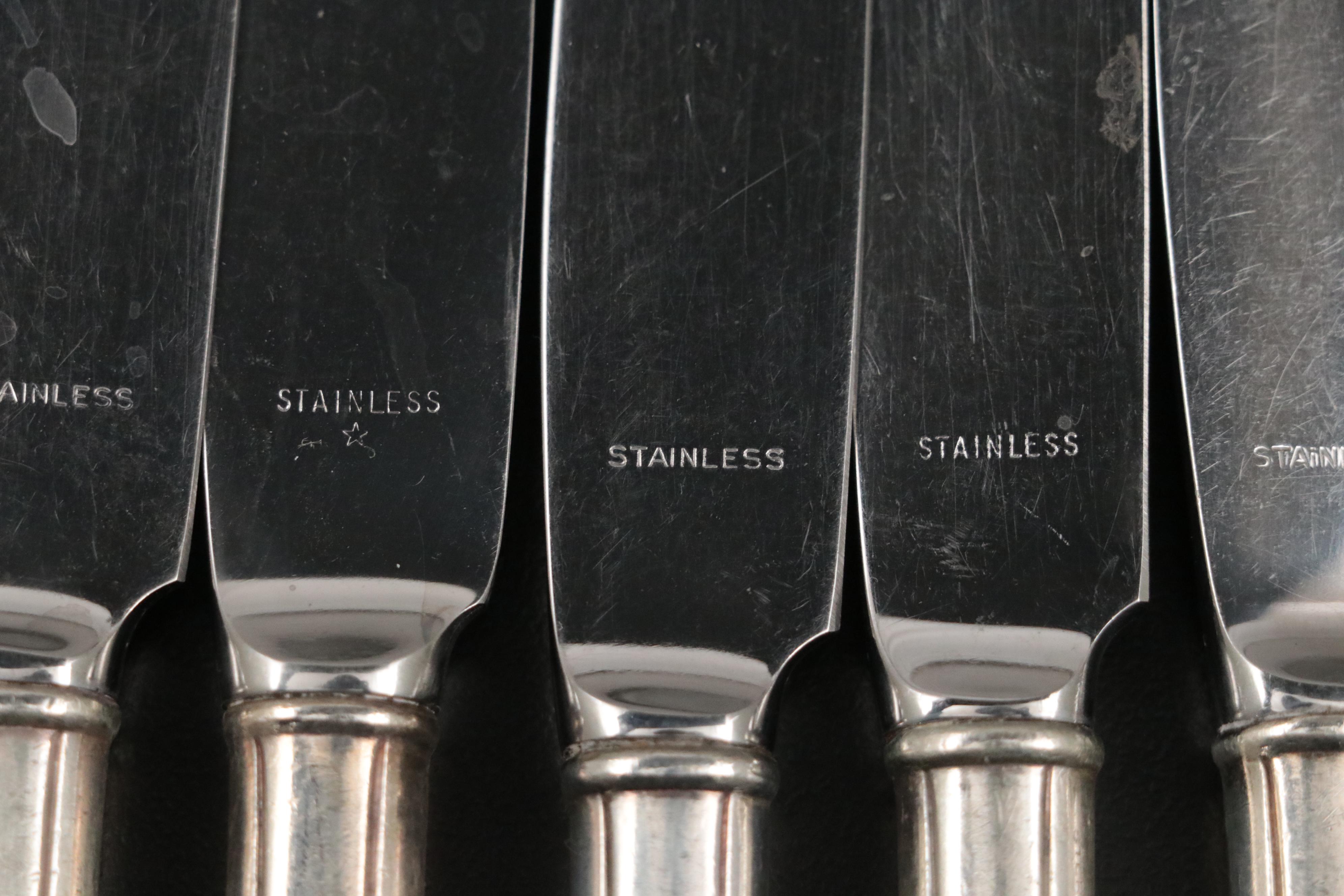 Gorham "Lyric" Sterling Silver Flatware with Wolff Presentation Chest