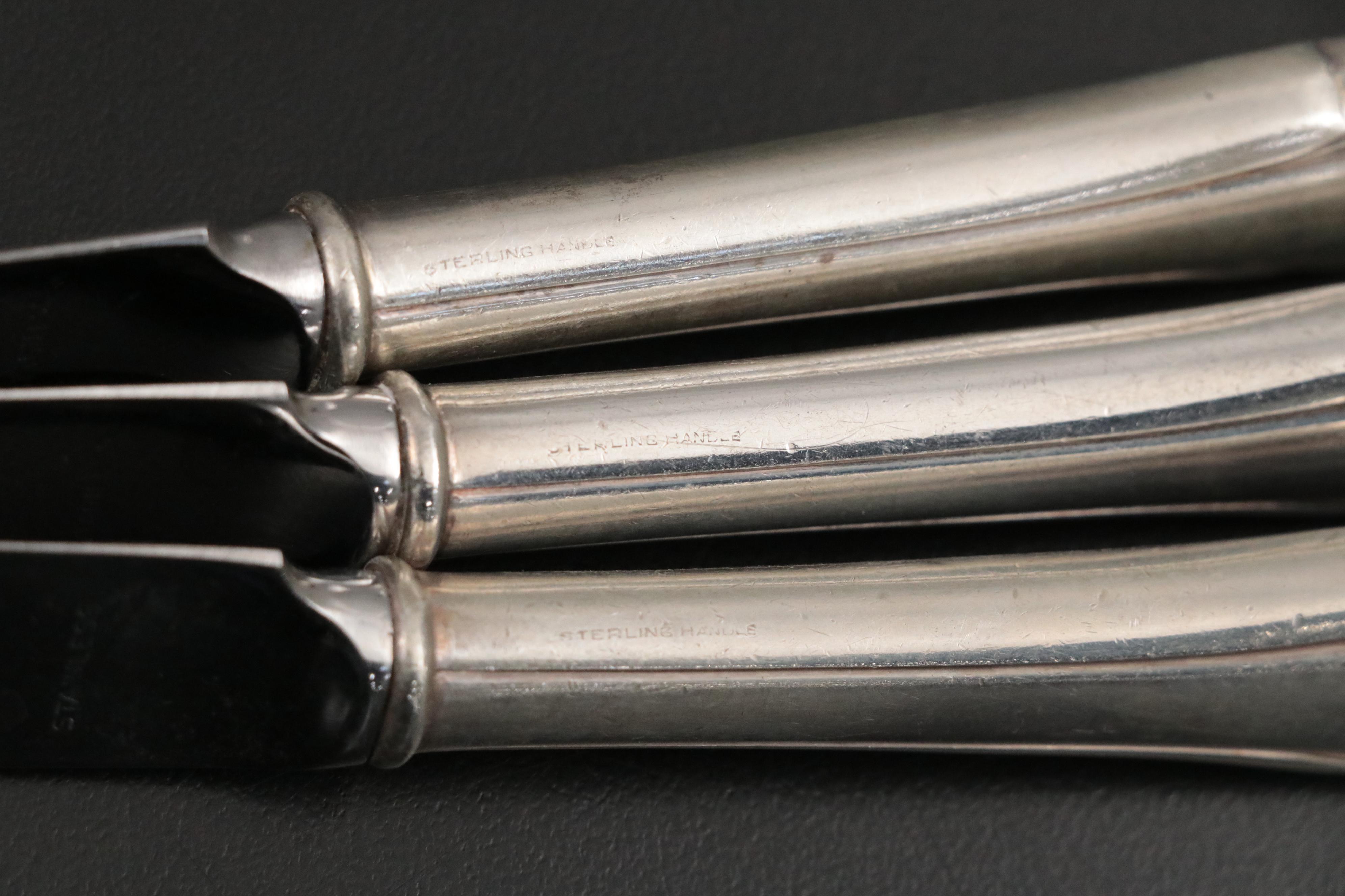 Gorham "Lyric" Sterling Silver Flatware with Wolff Presentation Chest