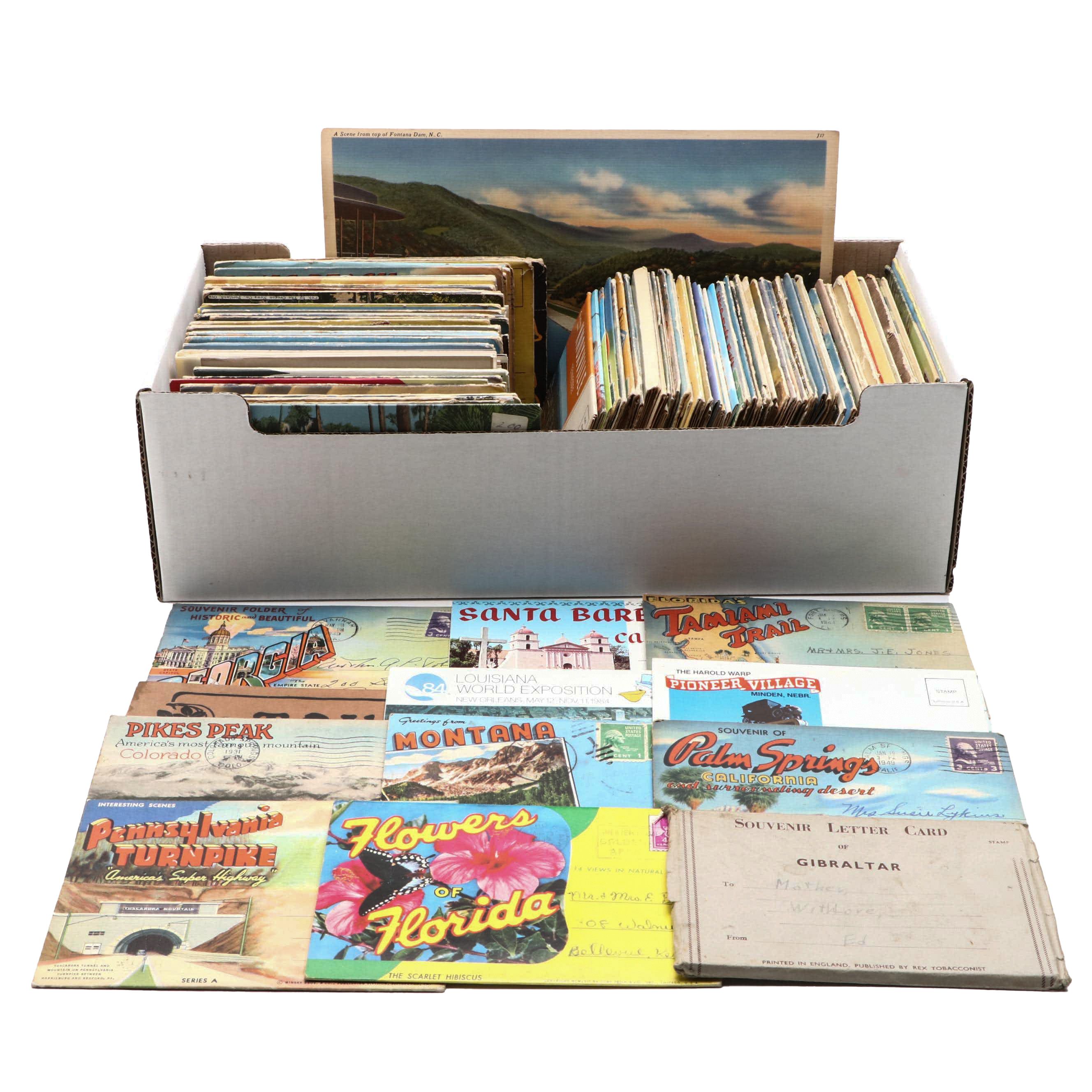 Florida, New Mexico, California and Other Souvenir Postcards