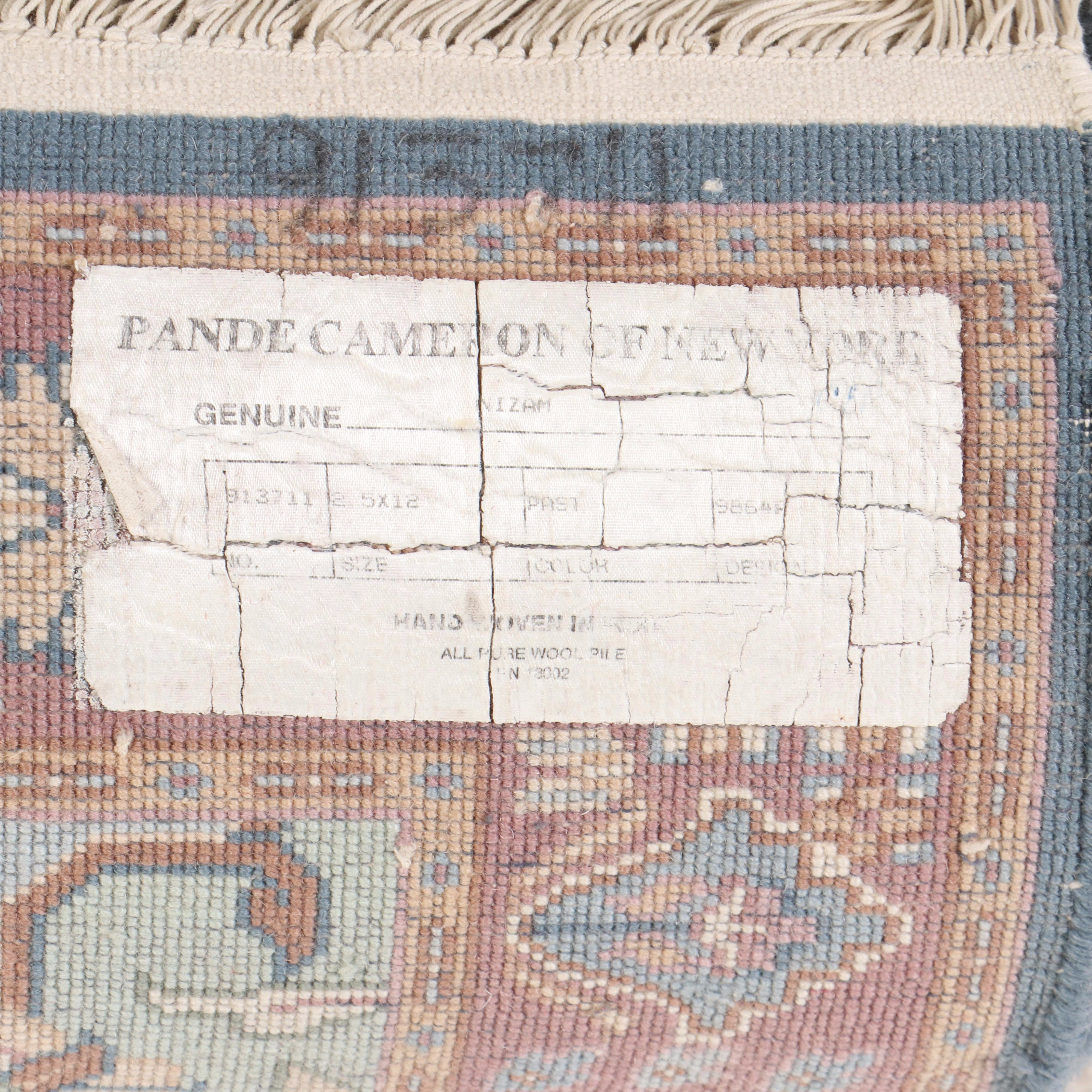 2'7 x 12'5 Hand-Knotted Pande Cameron of New York Nizam Carpet Runner