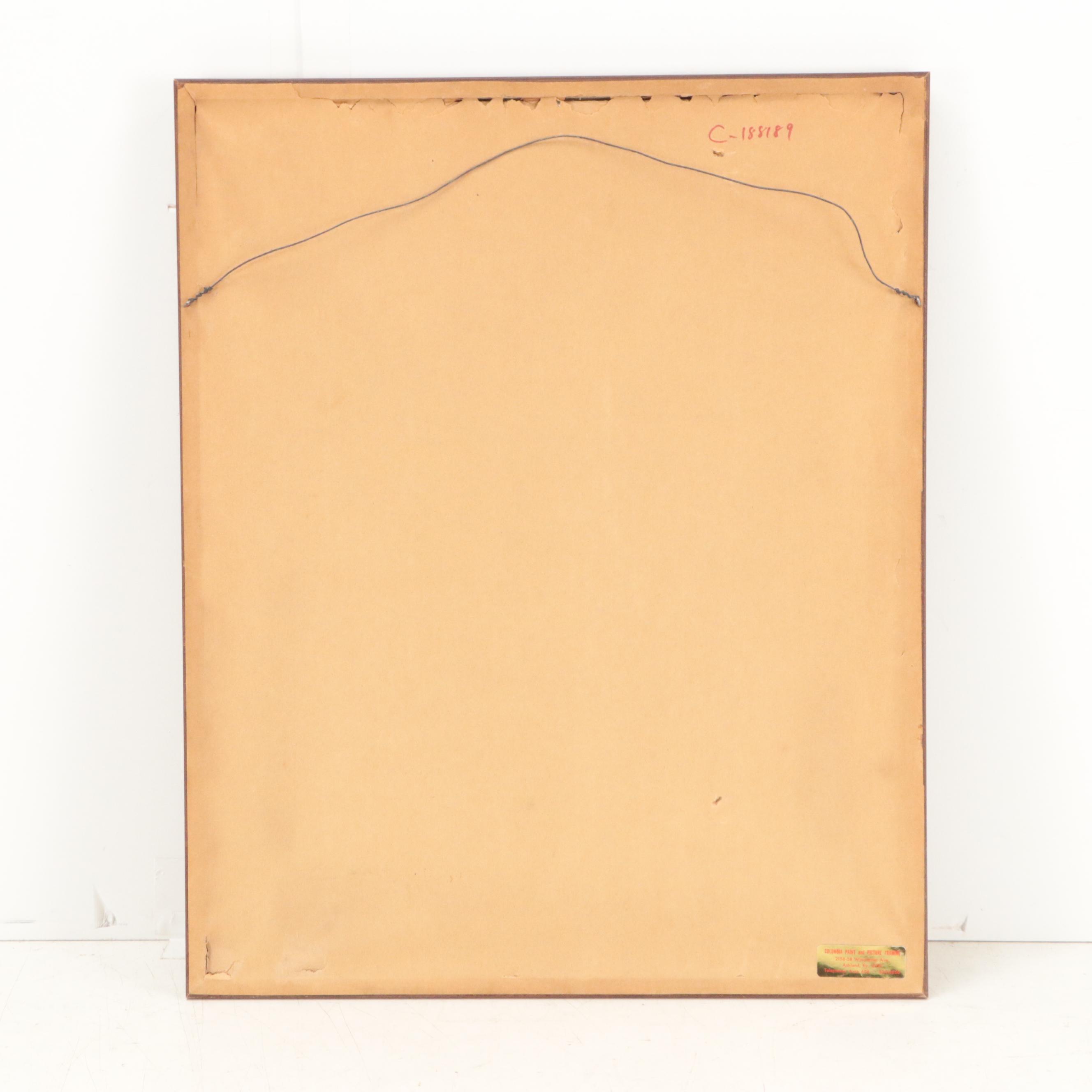 Marc Chagall Color Lithograph "Hagar In The Desert," 1960