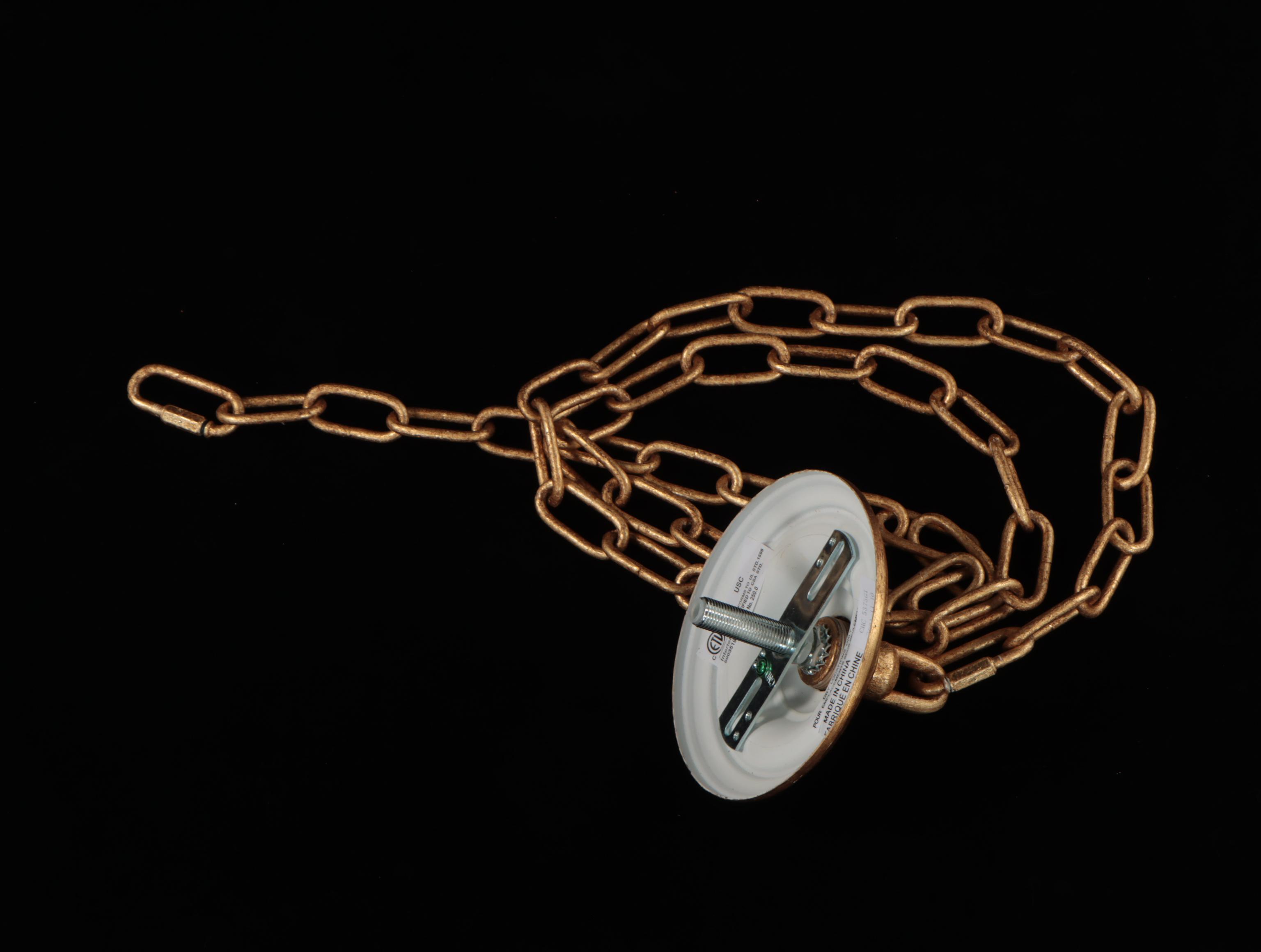 Visual Comfort & Co. "Gramercy" Six Arm Gold Finish Chandelier