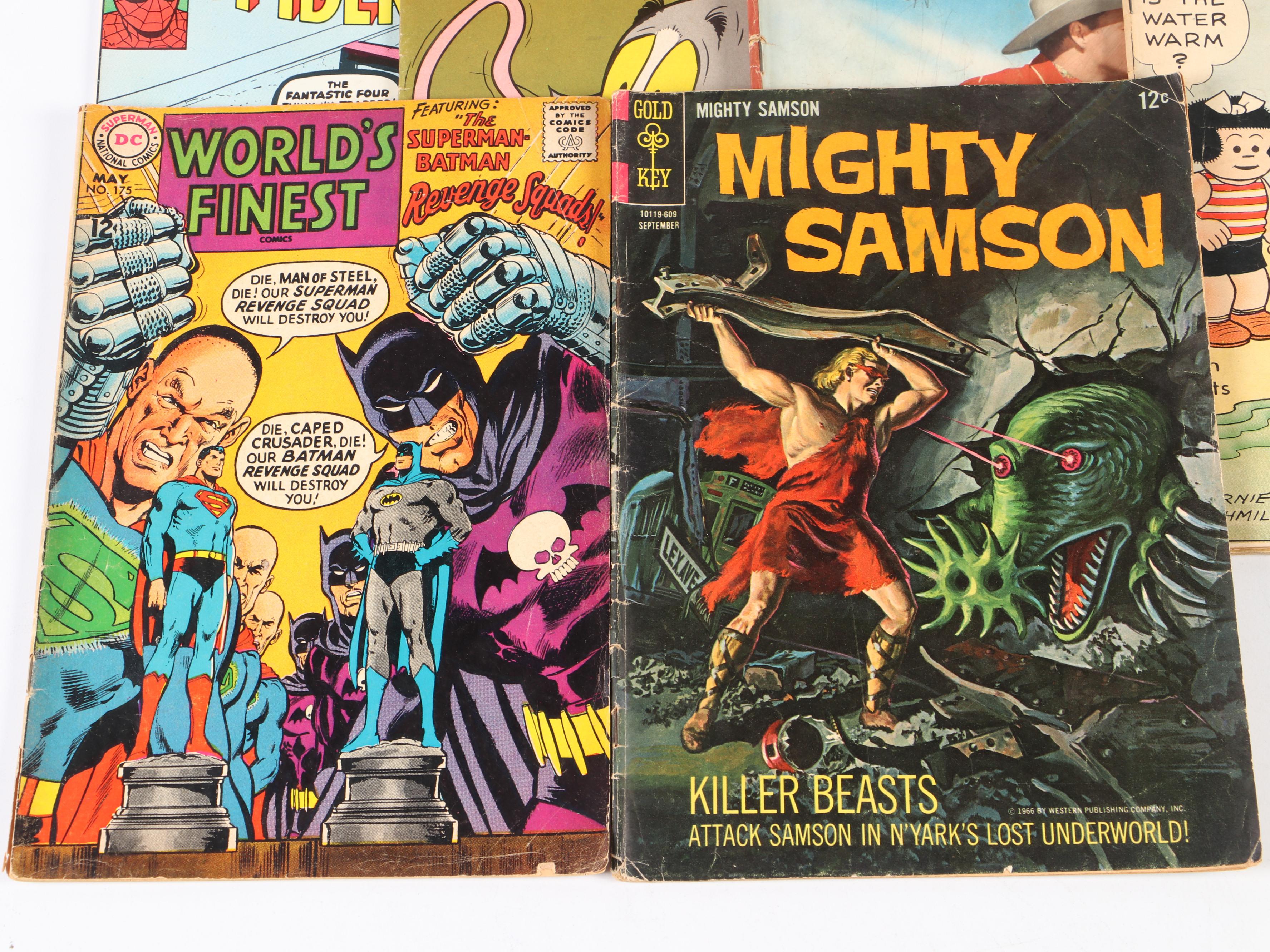 Golden to Modern Age Comic Books Featuring "Spider-Man", "World's Finest", More