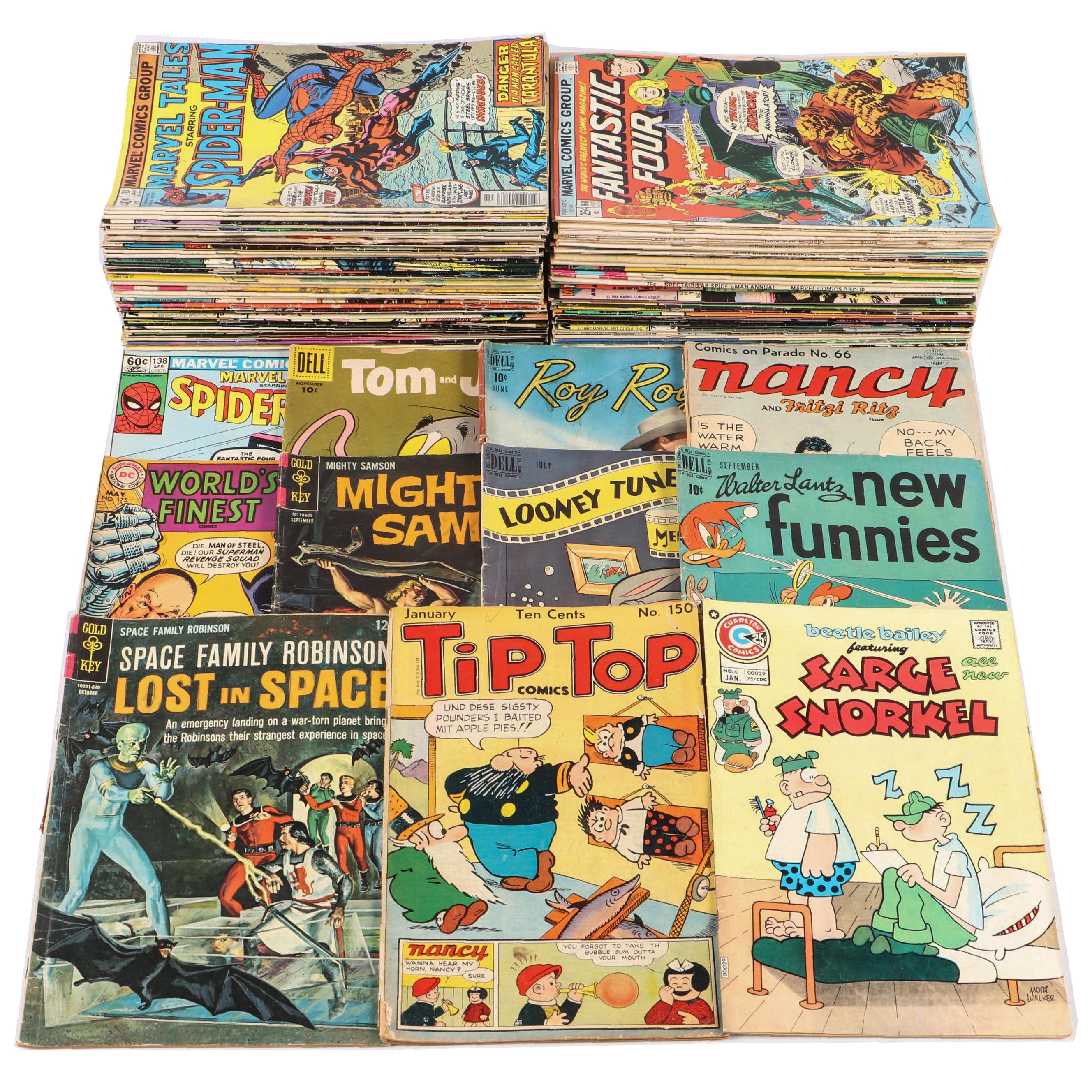 Golden to Modern Age Comic Books Featuring "Spider-Man", "World's Finest", More