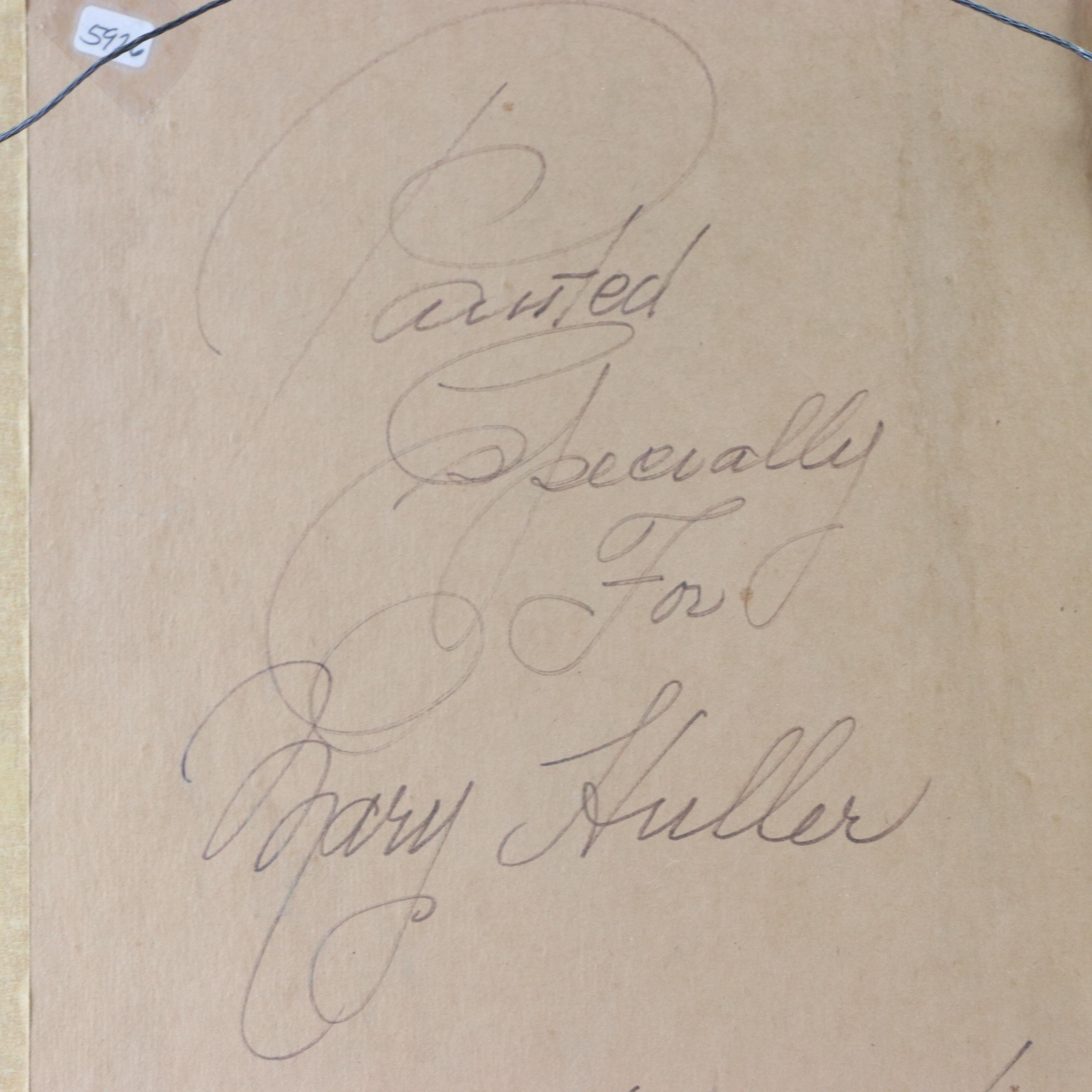 Louis Spiegel Clown Portrait Oil Painting, 1974