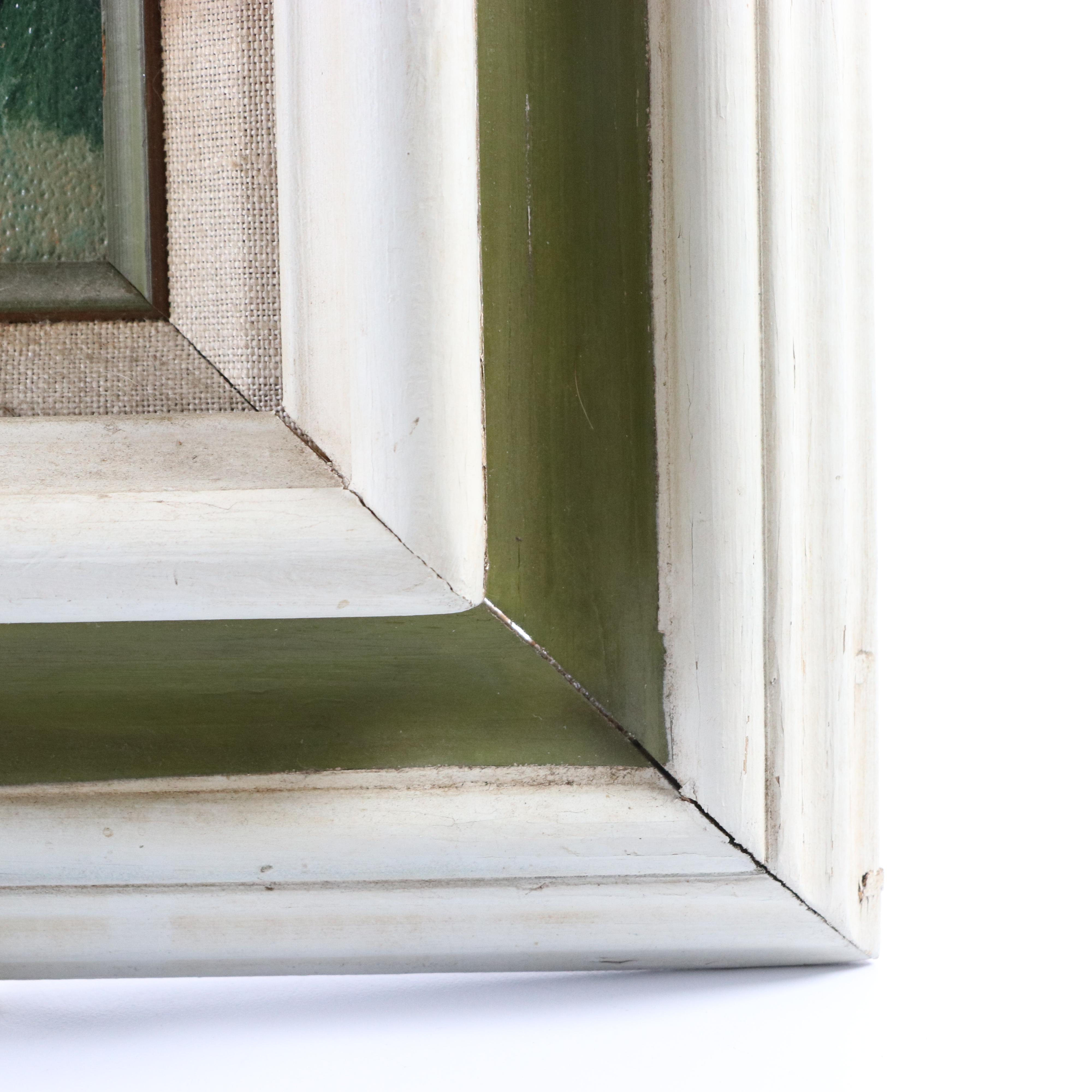 Louis Spiegel Clown Portrait Oil Painting, 1974