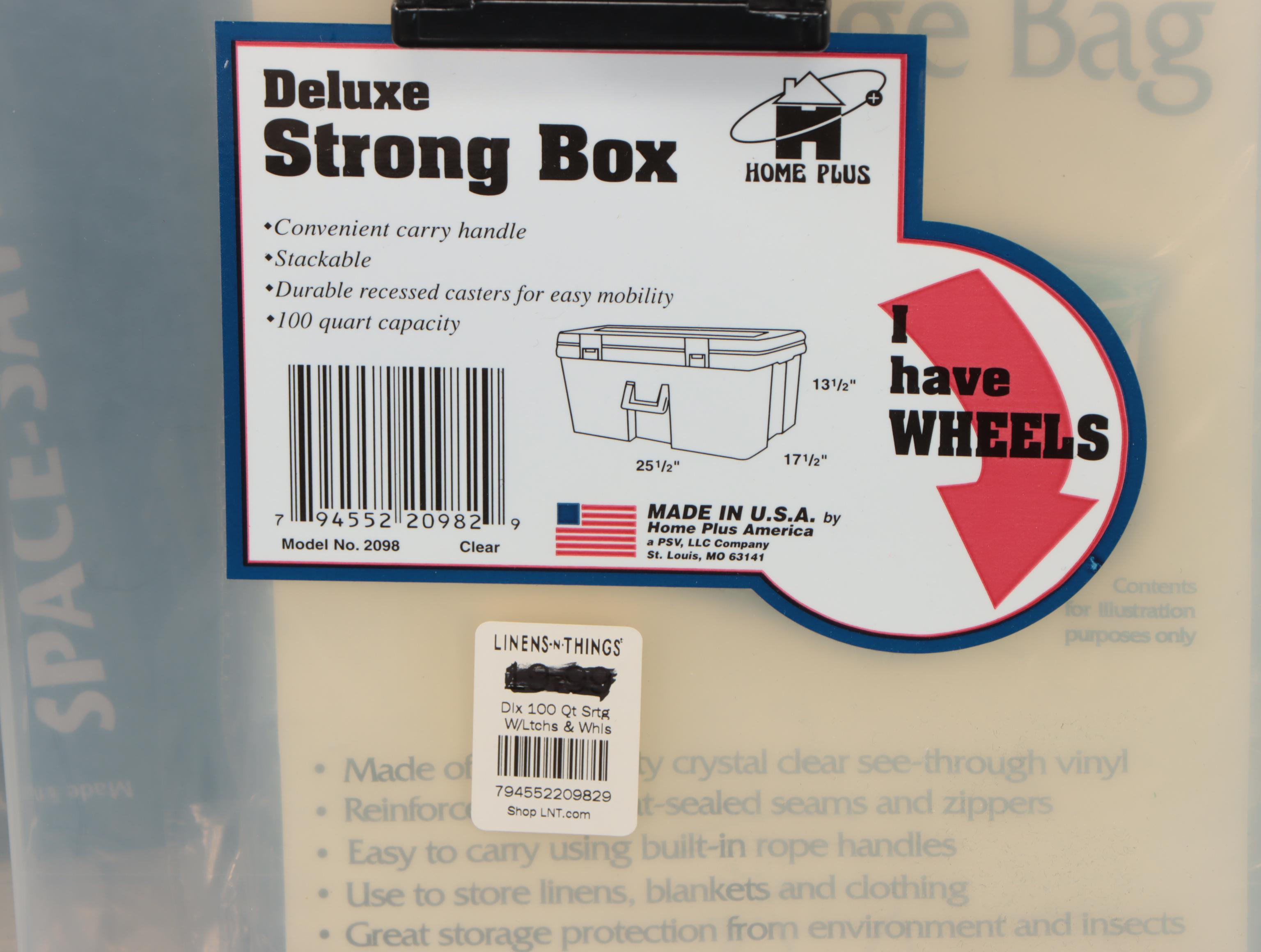 Space Bag Vacuum Seal Storage Bag with Plastic Tote EBTH