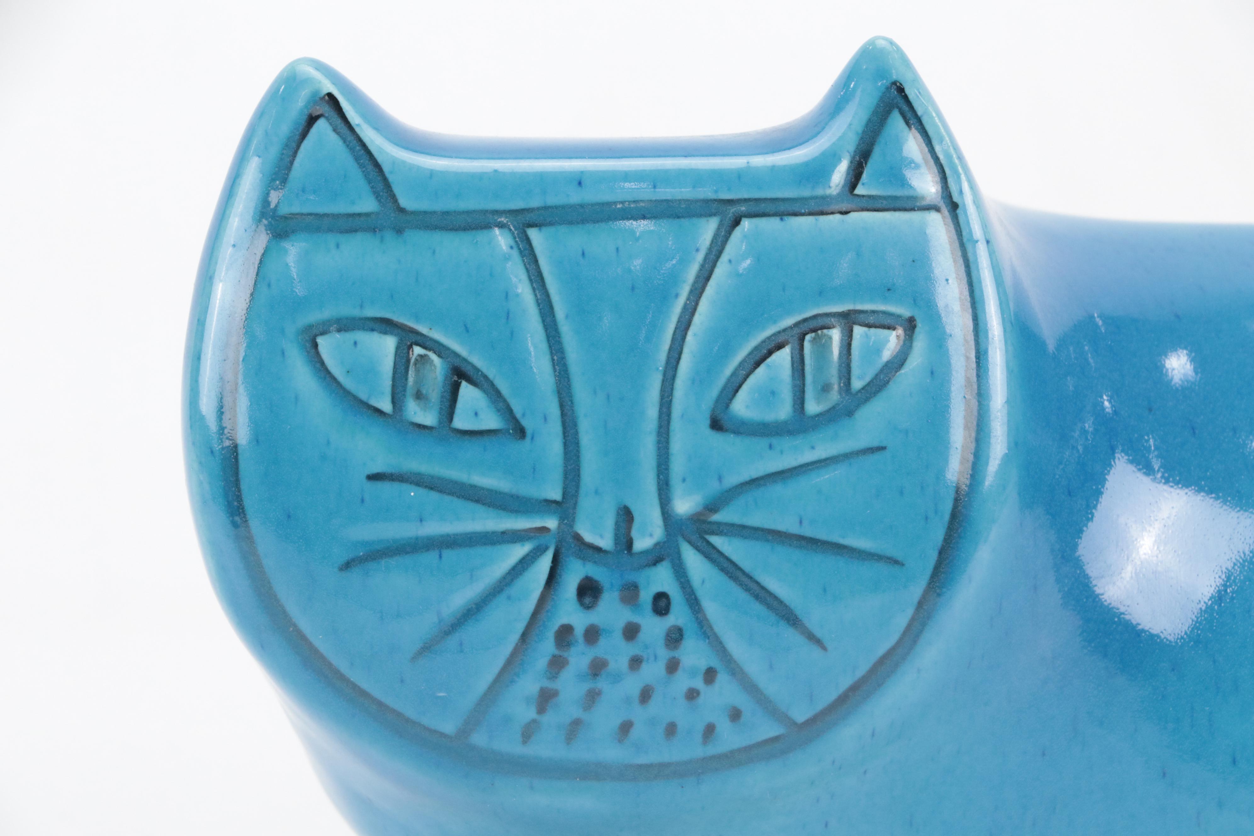 Dante Baldelli Ceramic Cat Bank, Mid-20th Century