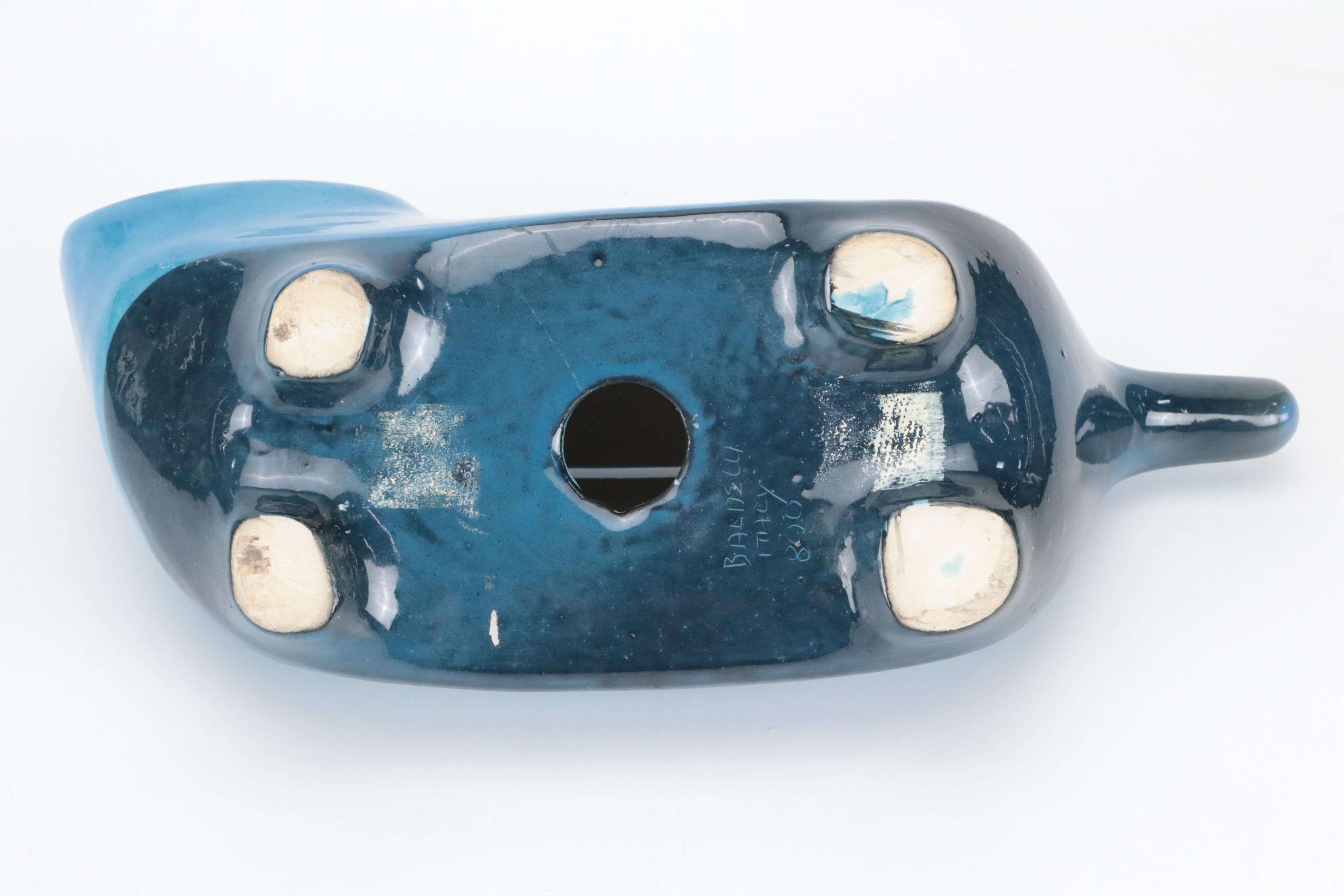 Dante Baldelli Ceramic Cat Bank, Mid-20th Century