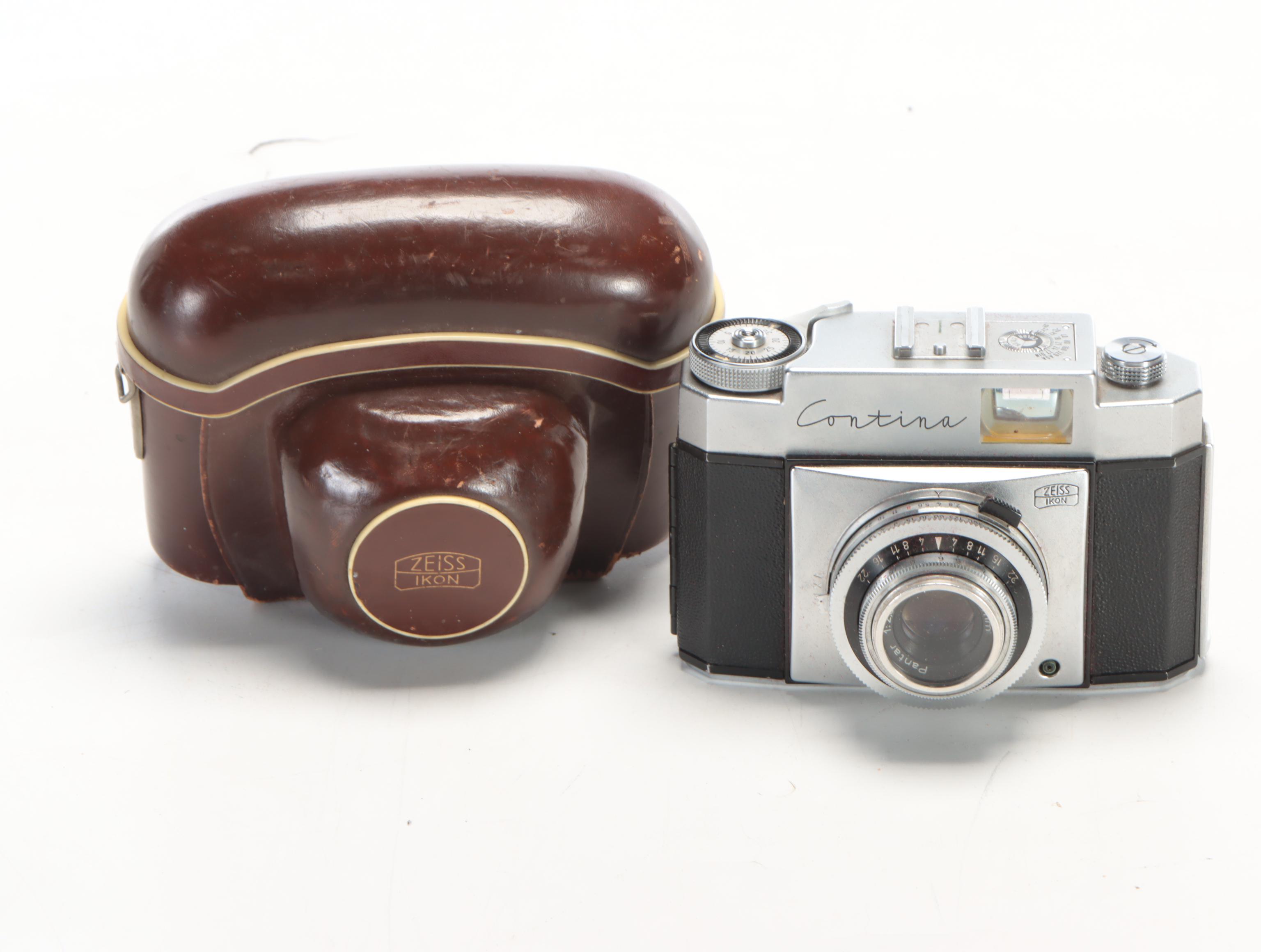 Kodak Slide Projector, Zeiss Ikon Contina Camera, Case and More