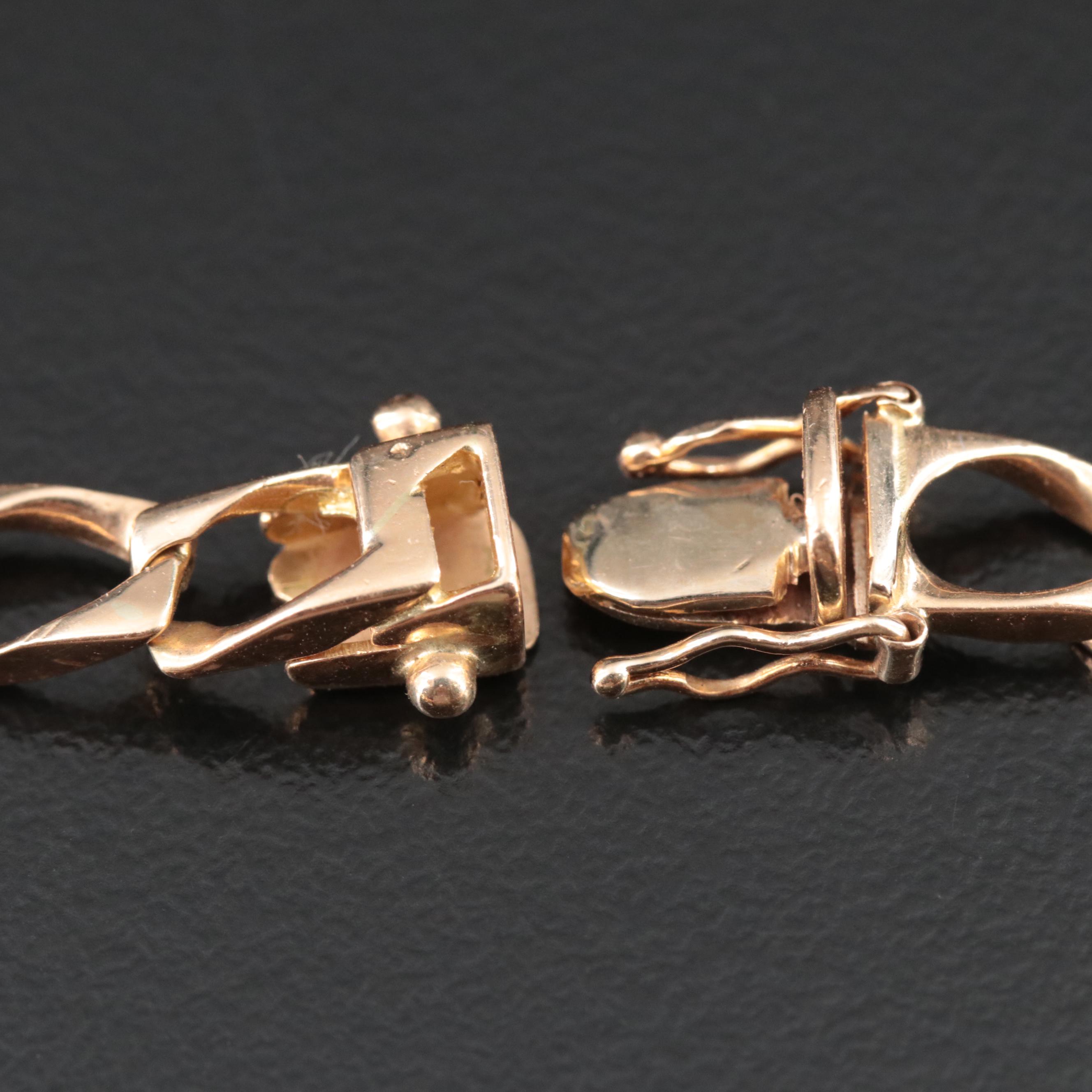 18K Fancy Curb Chain Bracelet