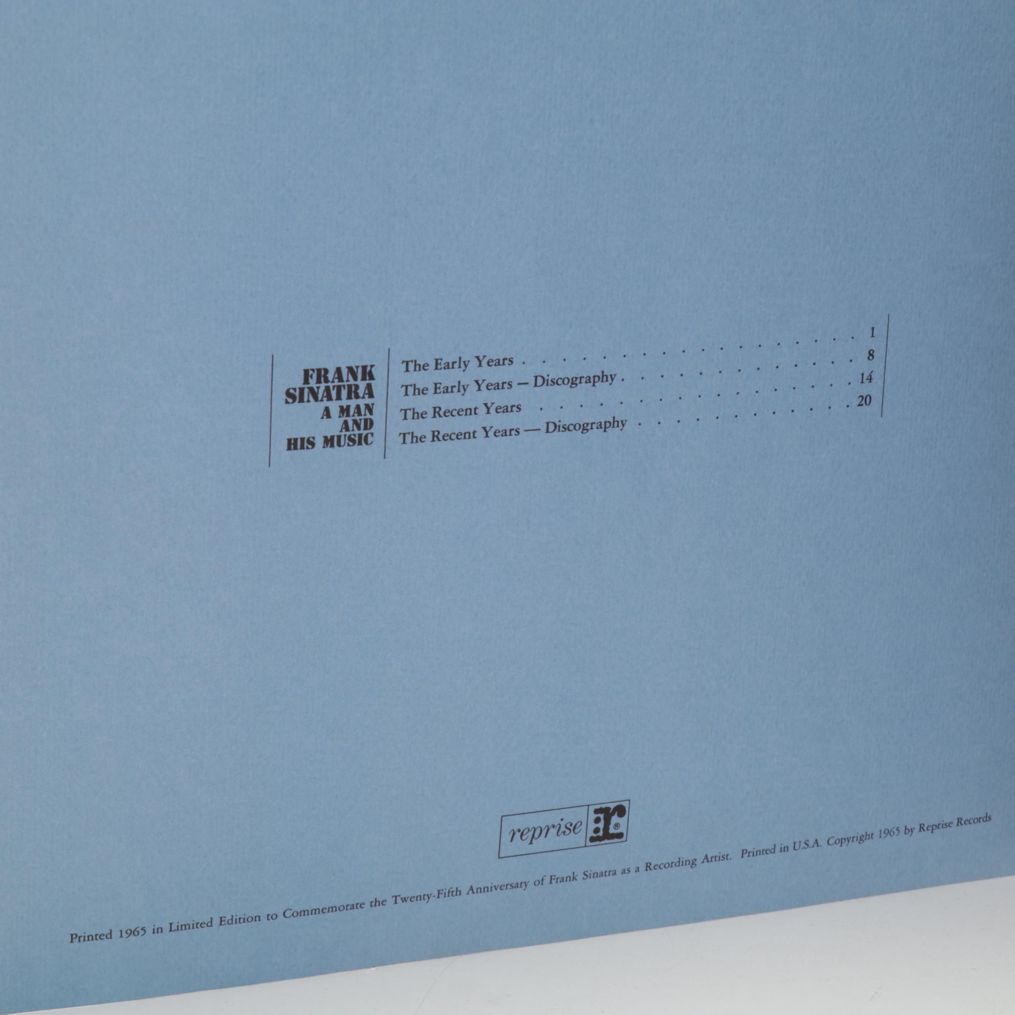 Frank Sinatra "A Man and His Music" 25 Year Retrospective Set, 1965