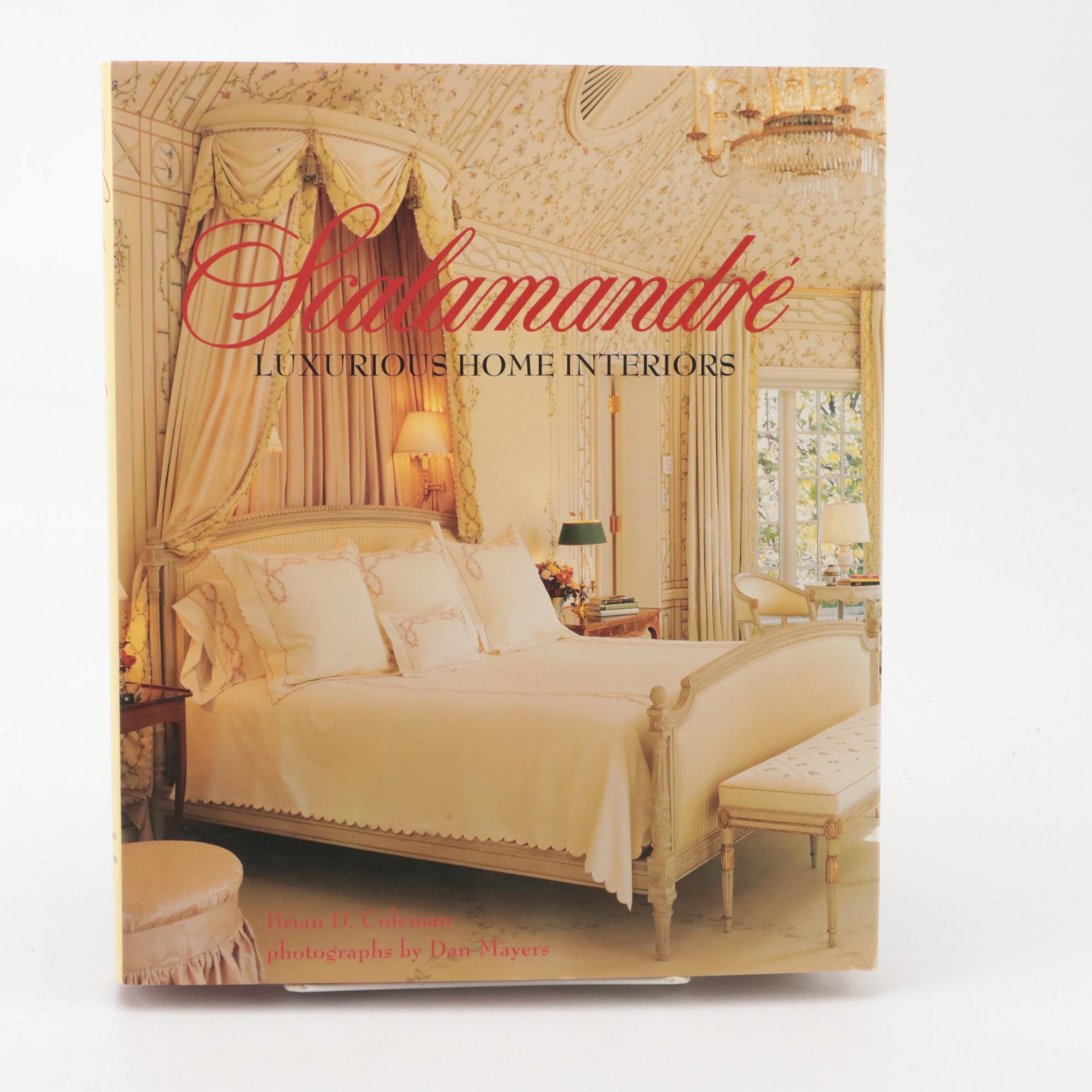 First Edition "Scalamandré: Luxurious Home Interiors" by Brian Coleman and More