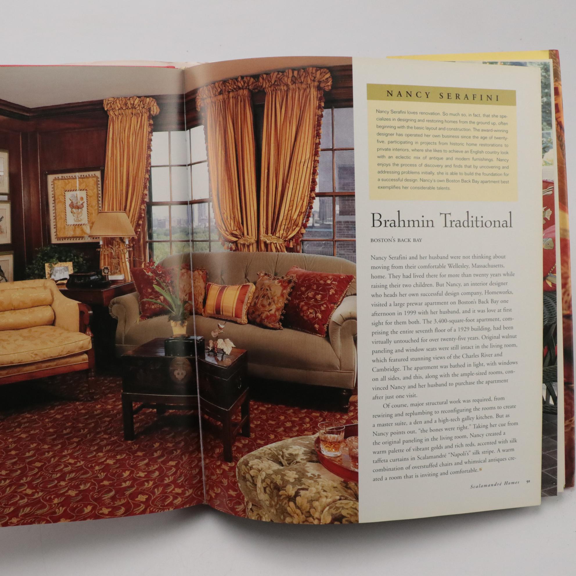 First Edition "Scalamandré: Luxurious Home Interiors" by Brian Coleman and More