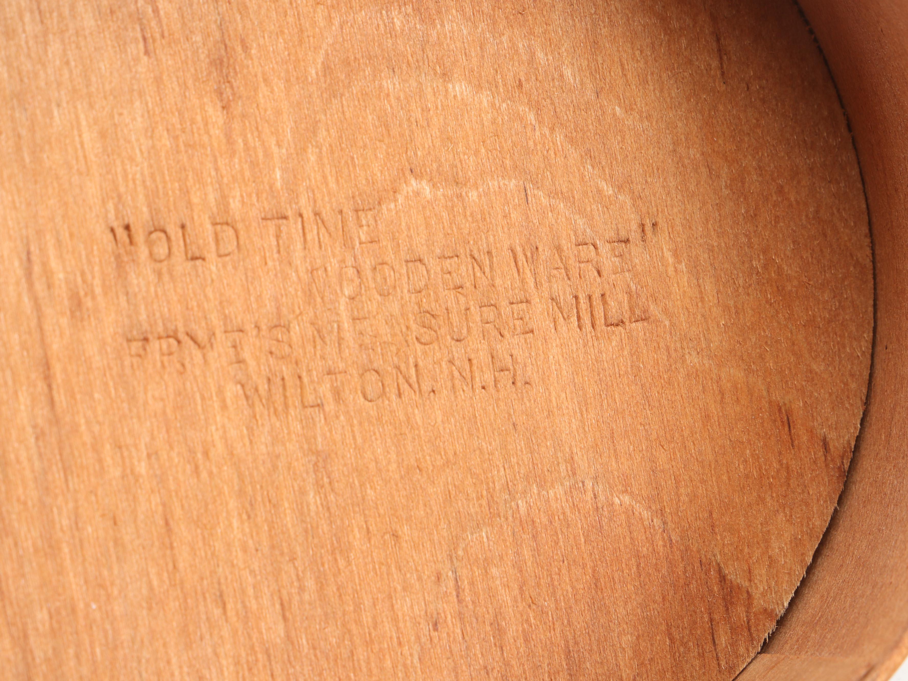 Frye's Measure Mill Cherry Finished Wood Shaker Boxes