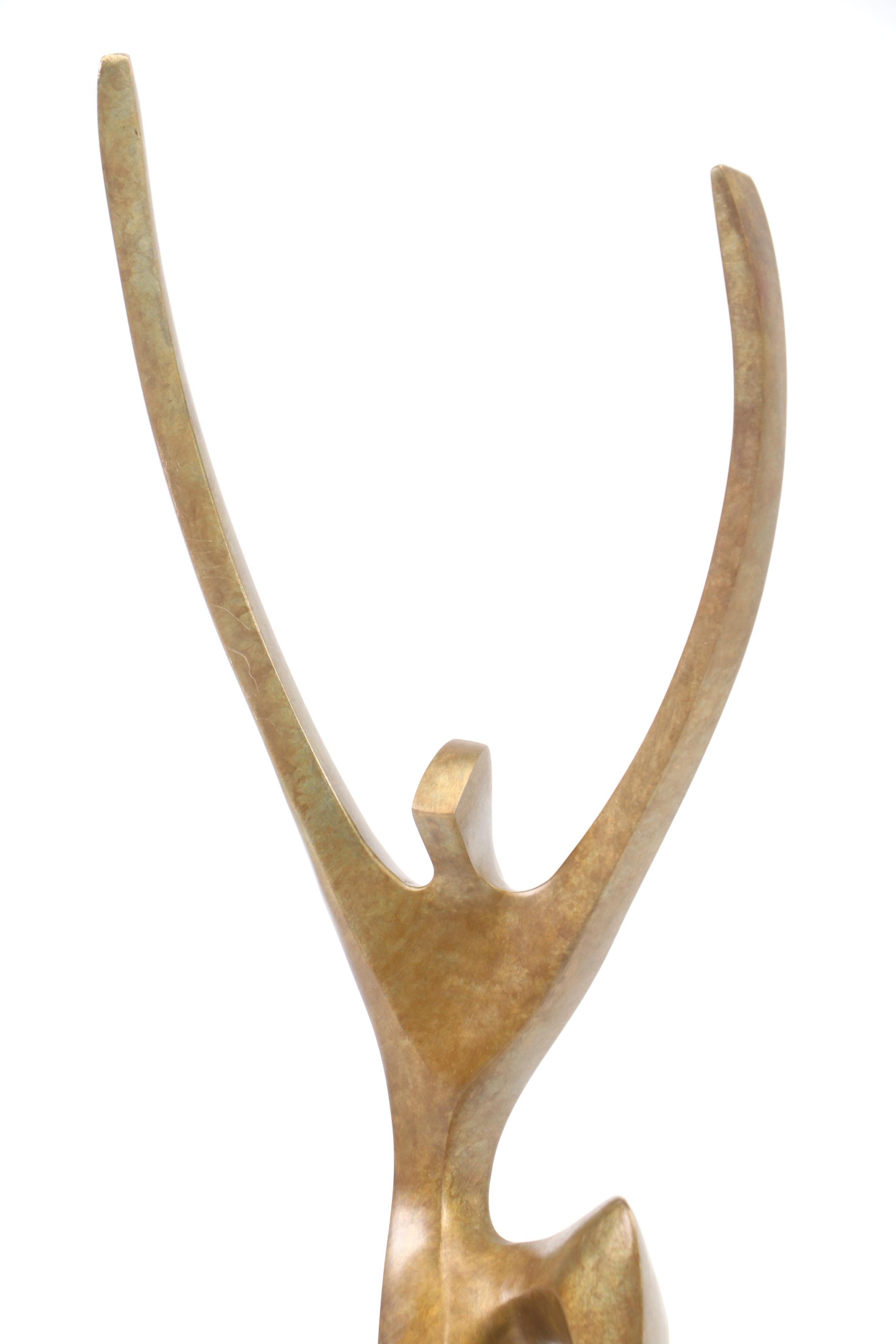 Charles Strain Figural Bronze Sculpture, 2013