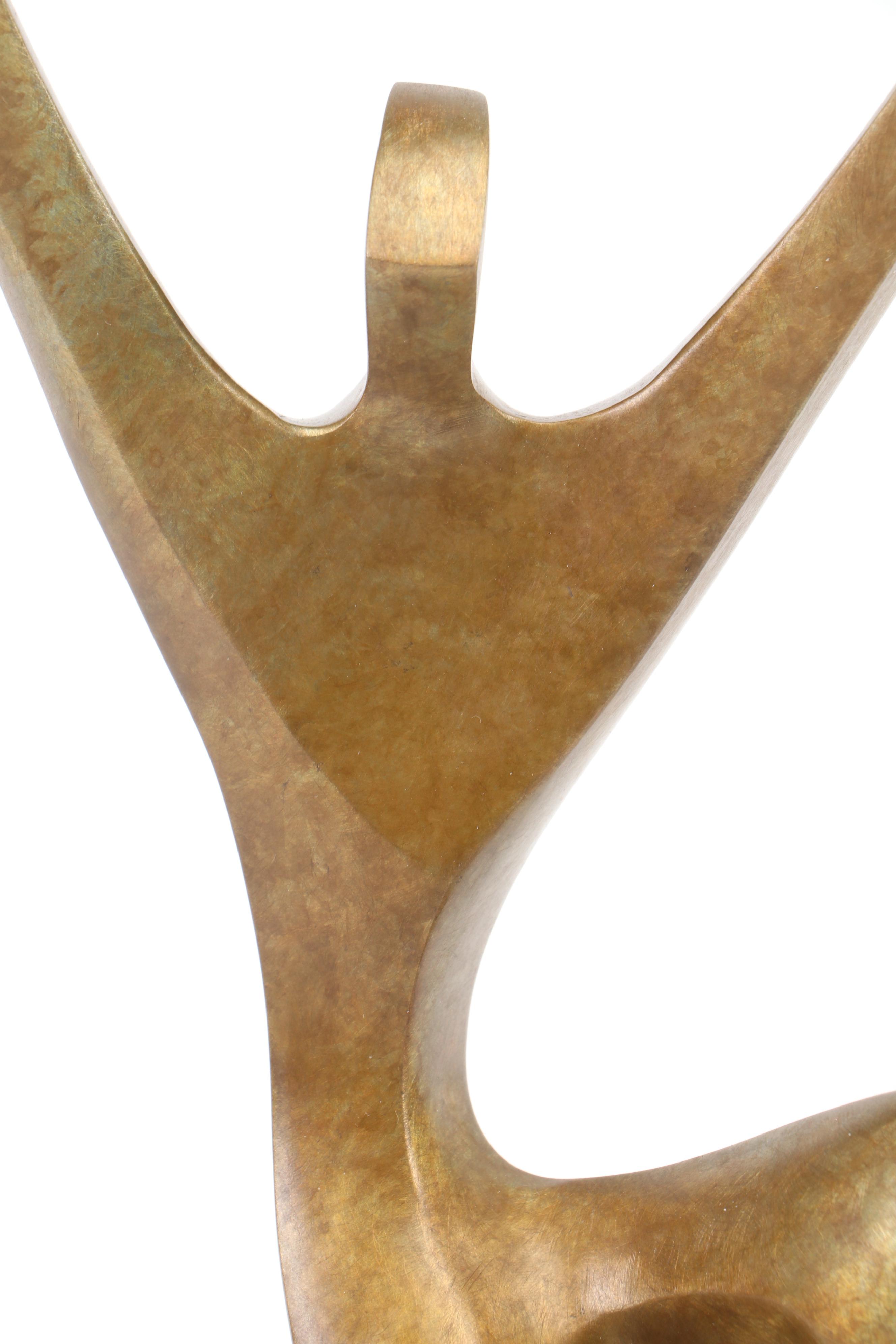 Charles Strain Figural Bronze Sculpture, 2013