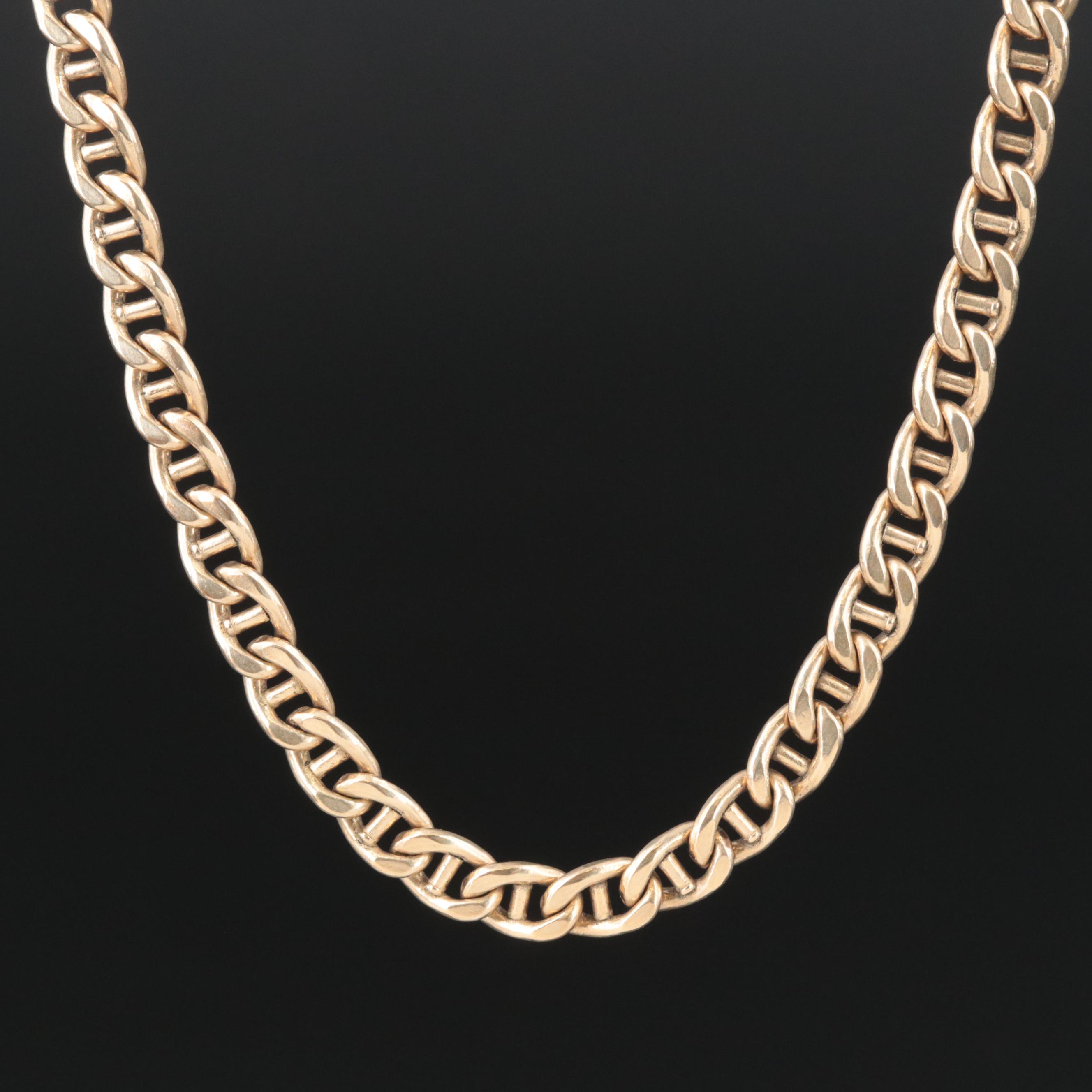 10K Mariner Chain Necklace
