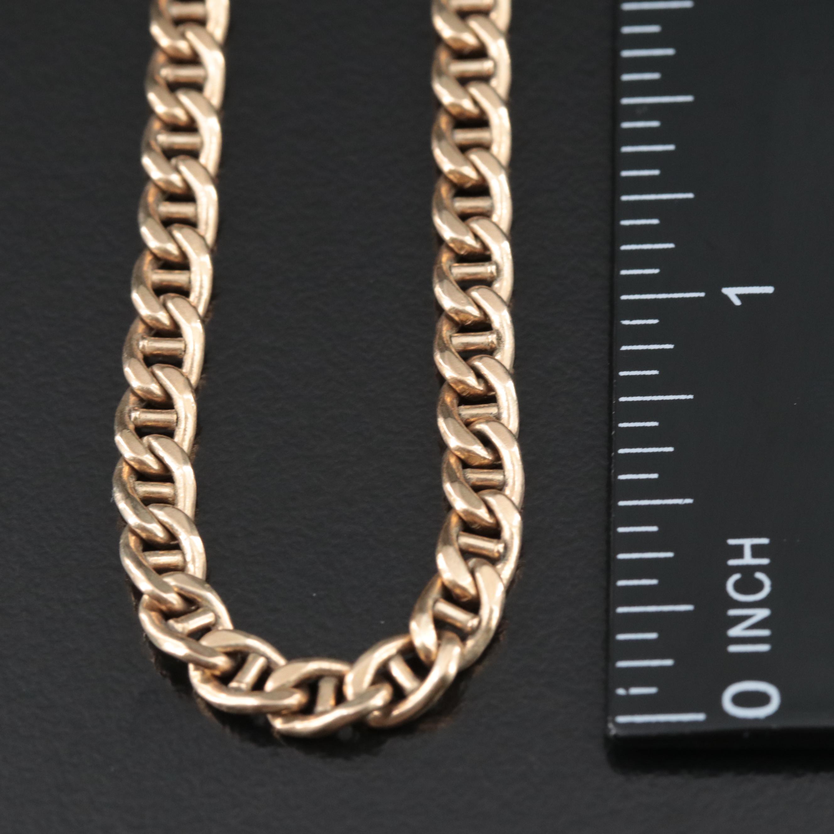 10K Mariner Chain Necklace