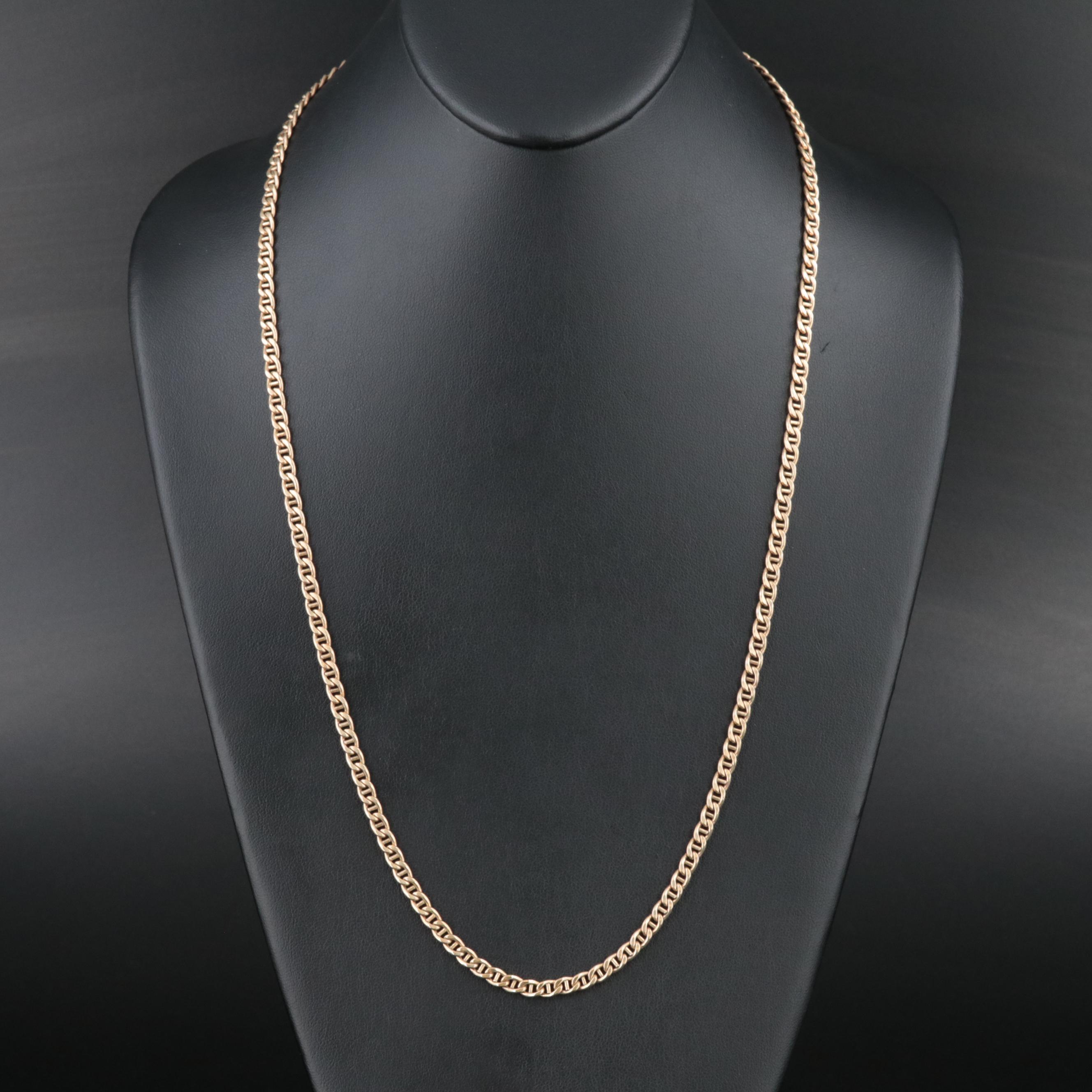 10K Mariner Chain Necklace