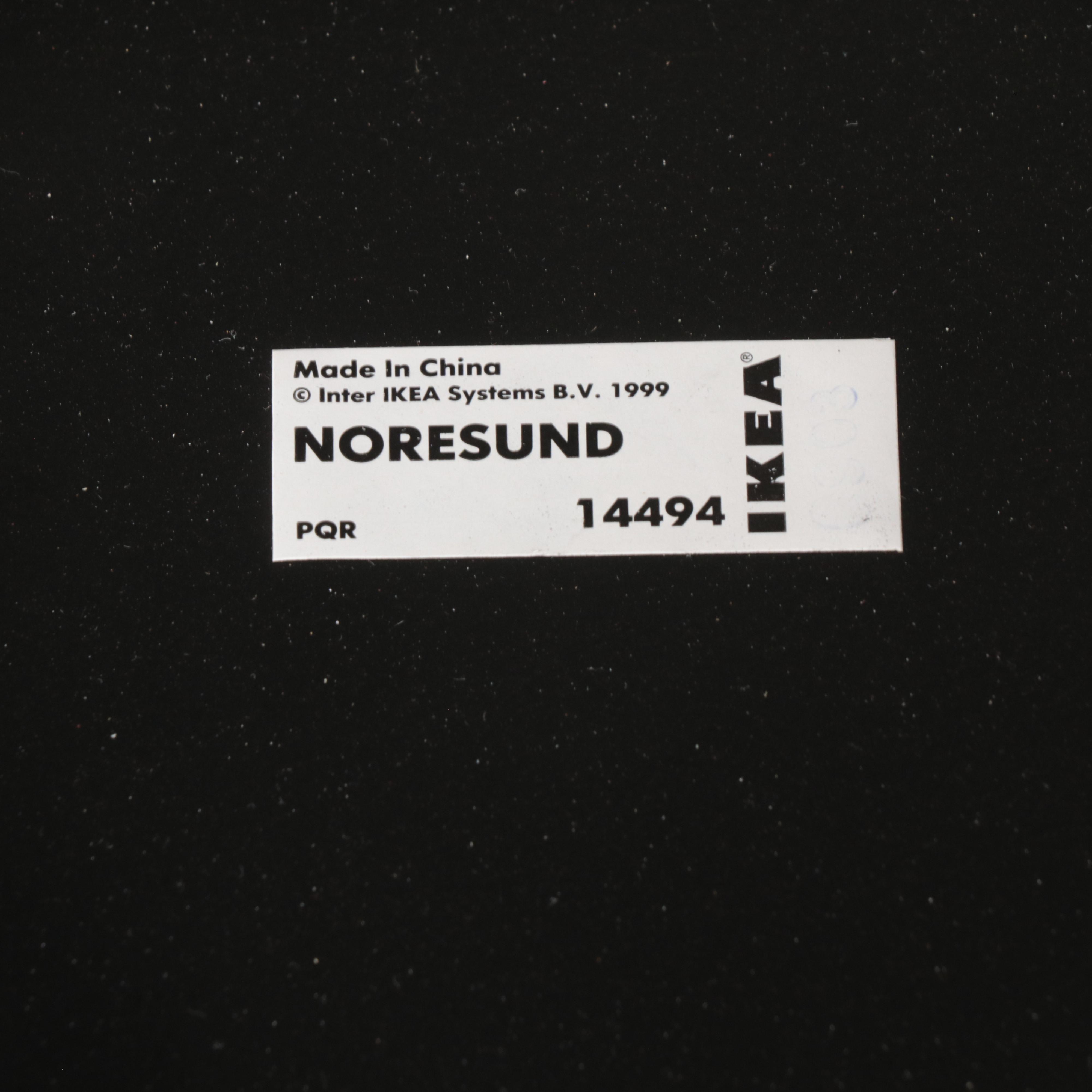 Pair of IKEA "Noresund" Powder-Coated Metal Side Tables