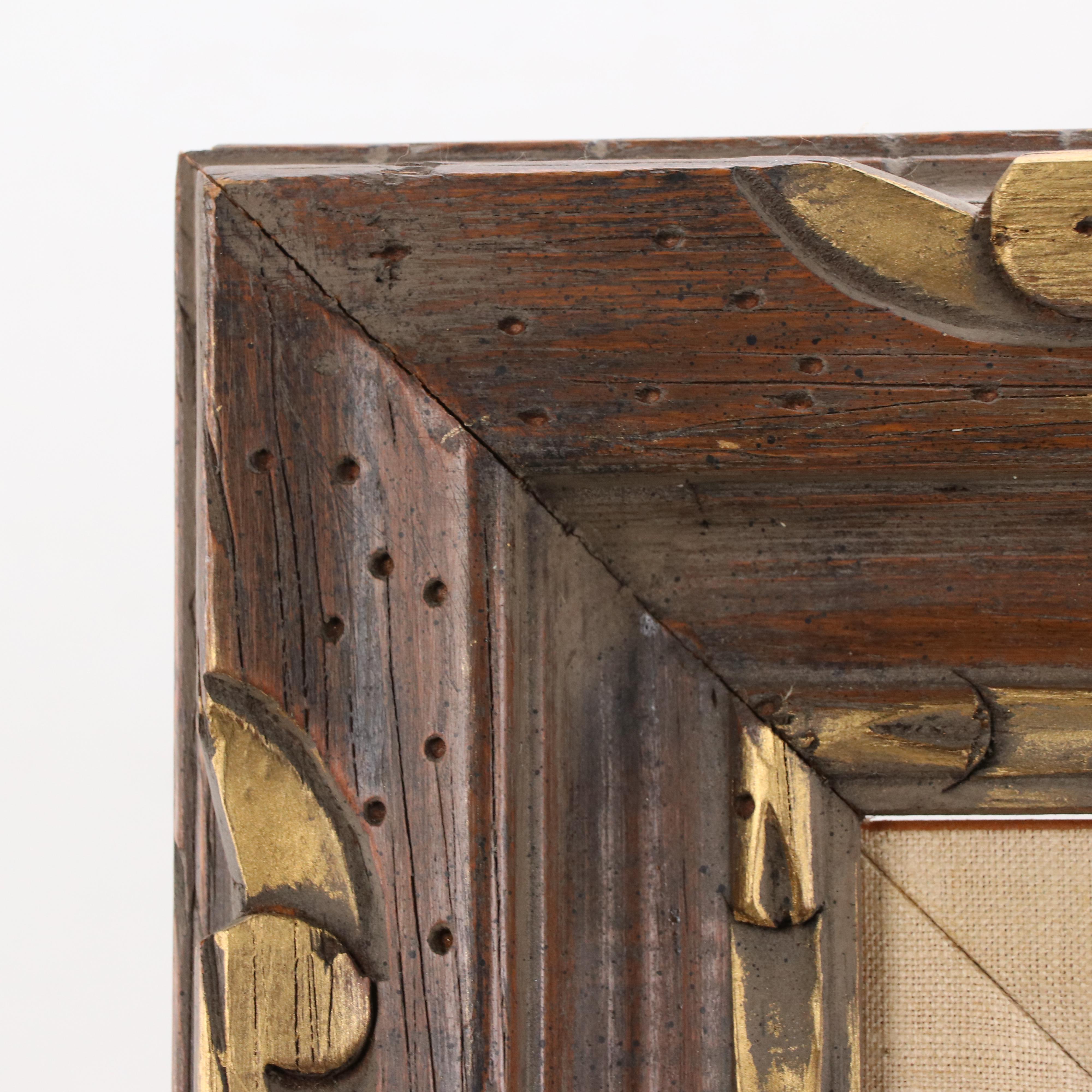 Joan Rivers Oil Painting of Tropical Landscape with Palm Trees