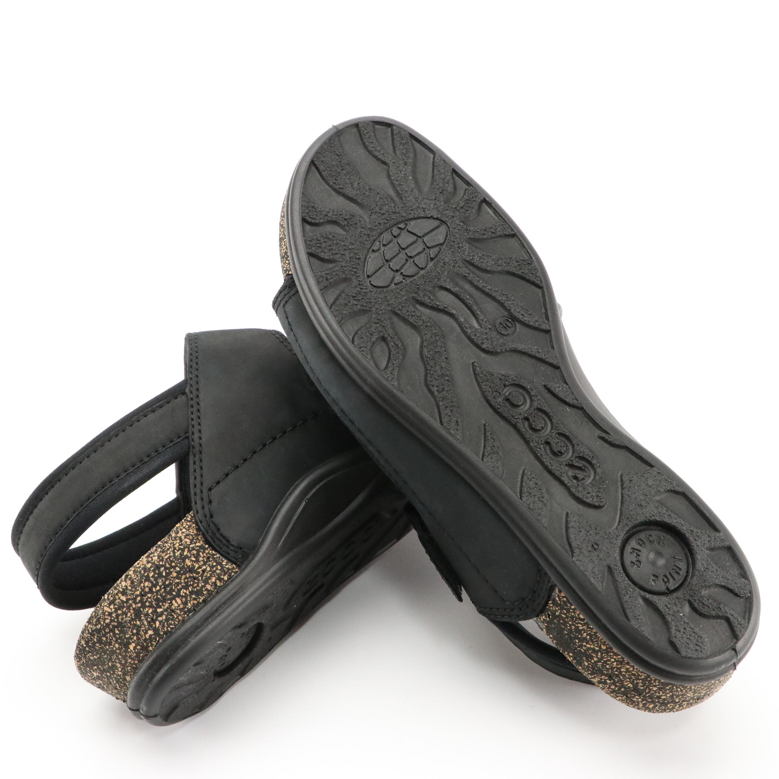 ECCO® Leather Cosmo II Sandals with Boxes