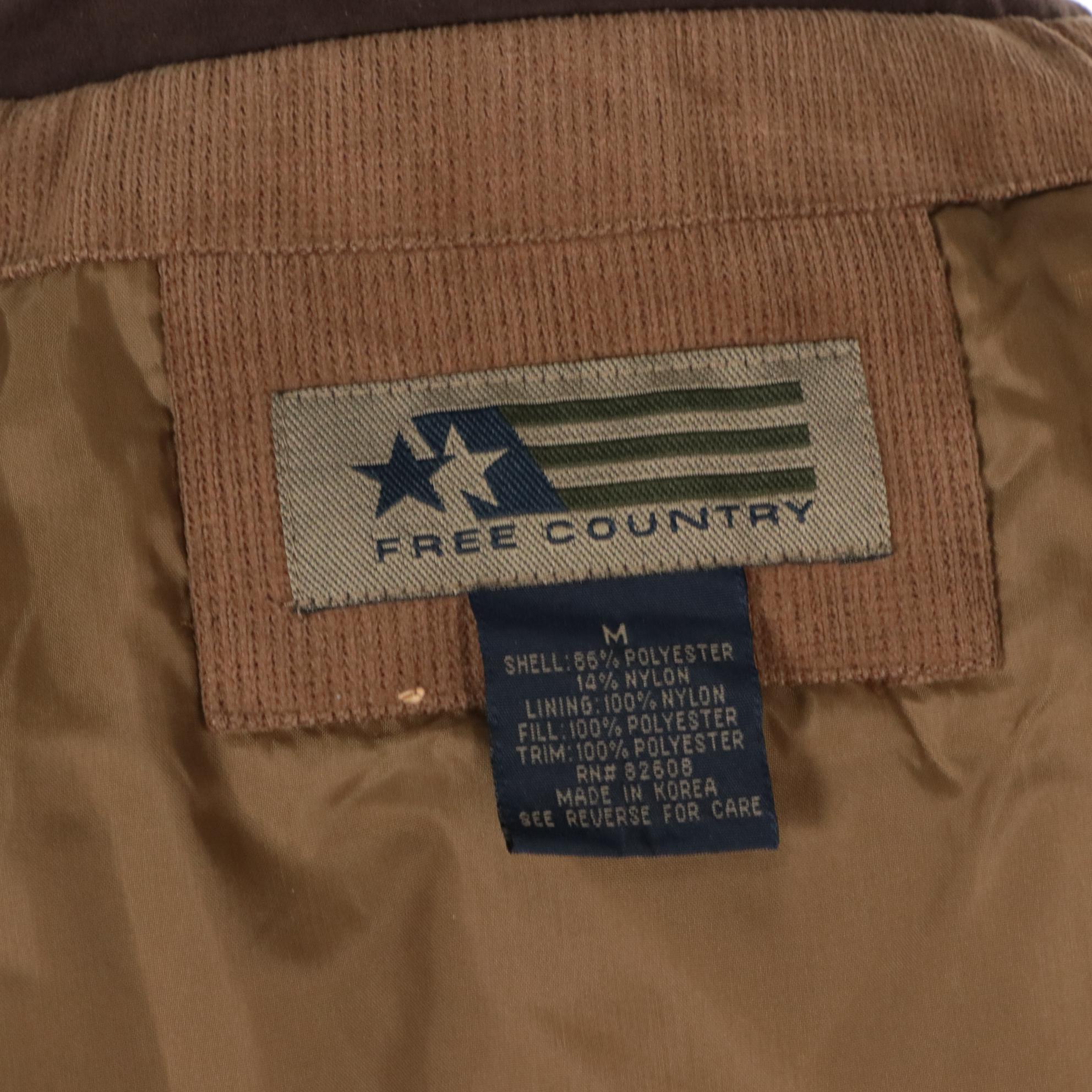 Men's The North Face Double-Lined Polyester Jacket and Free Country Work Jacket