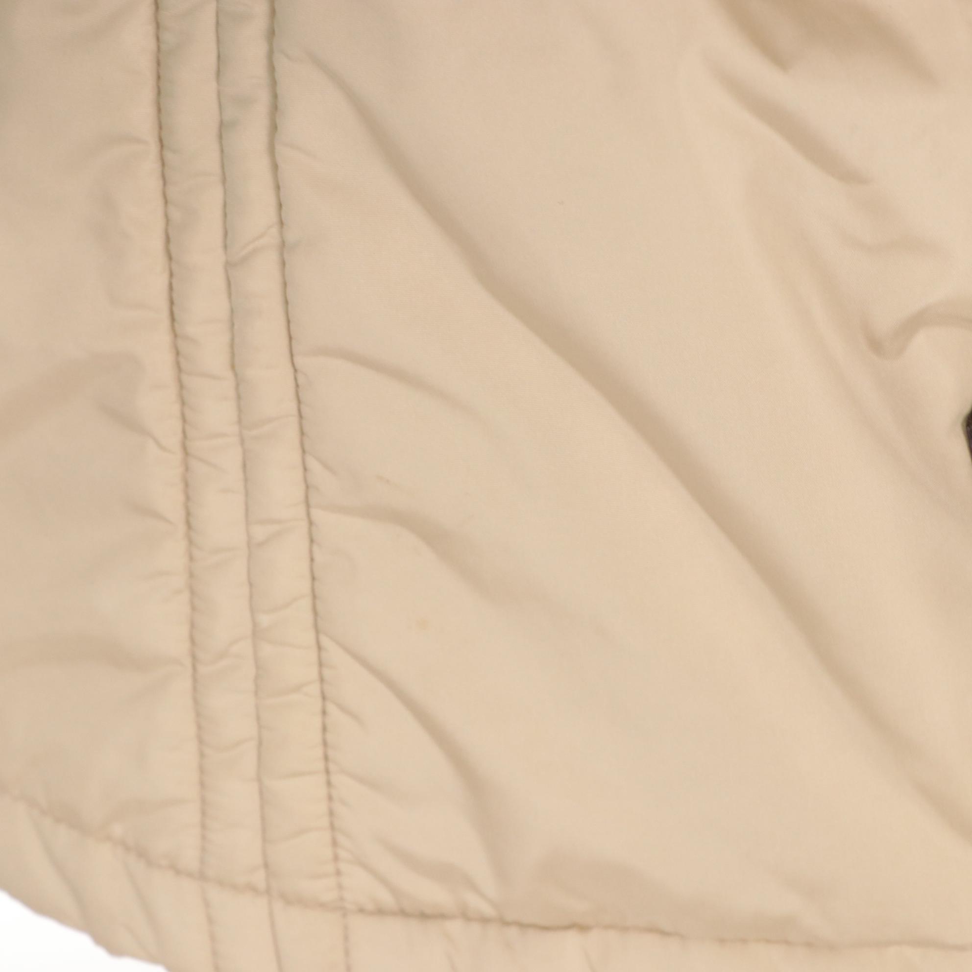 Prada Sport Beige Nylon Insulated Belted Jacket