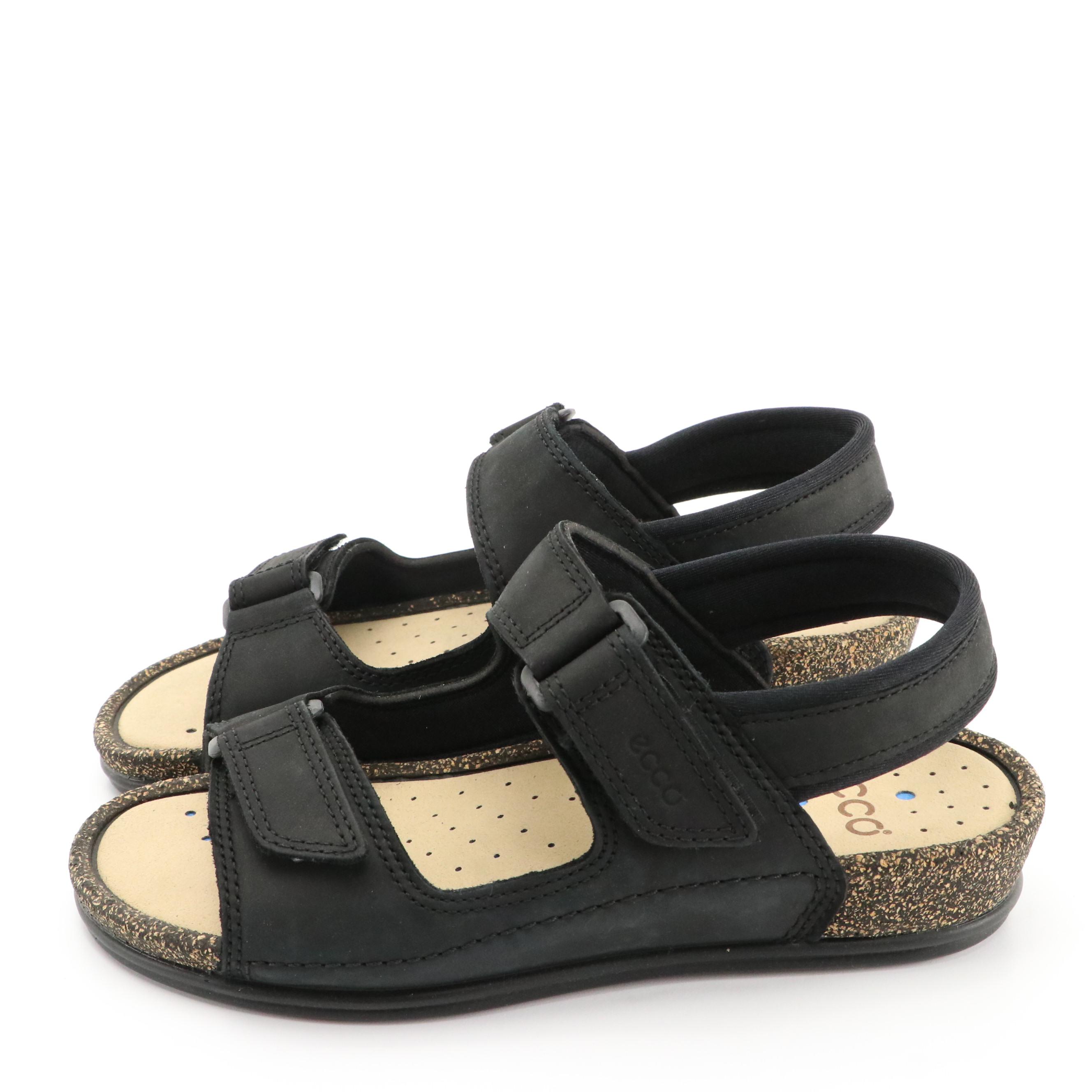 ECCO® Leather Cosmo II Sandals with Boxes