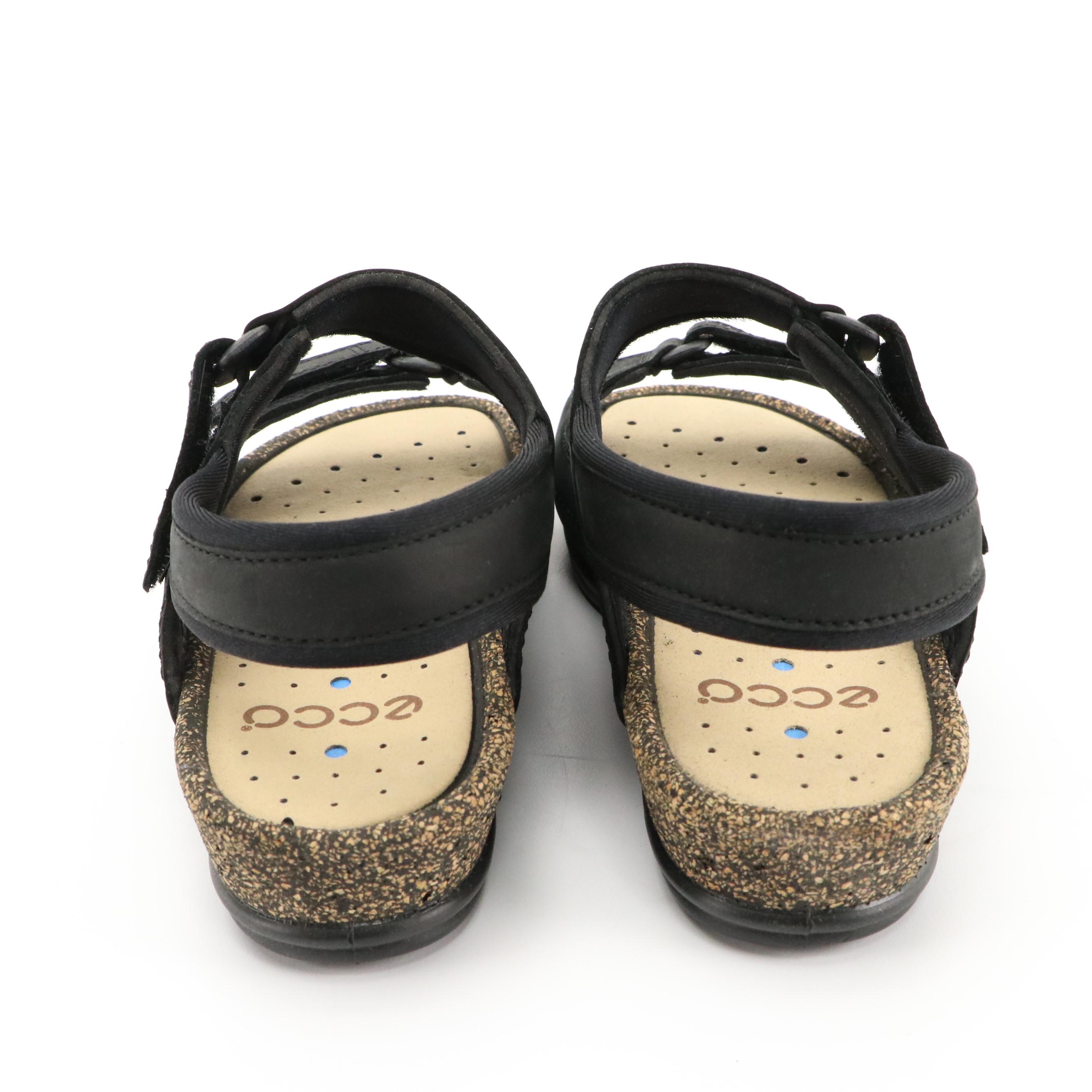 ECCO® Leather Cosmo II Sandals with Boxes