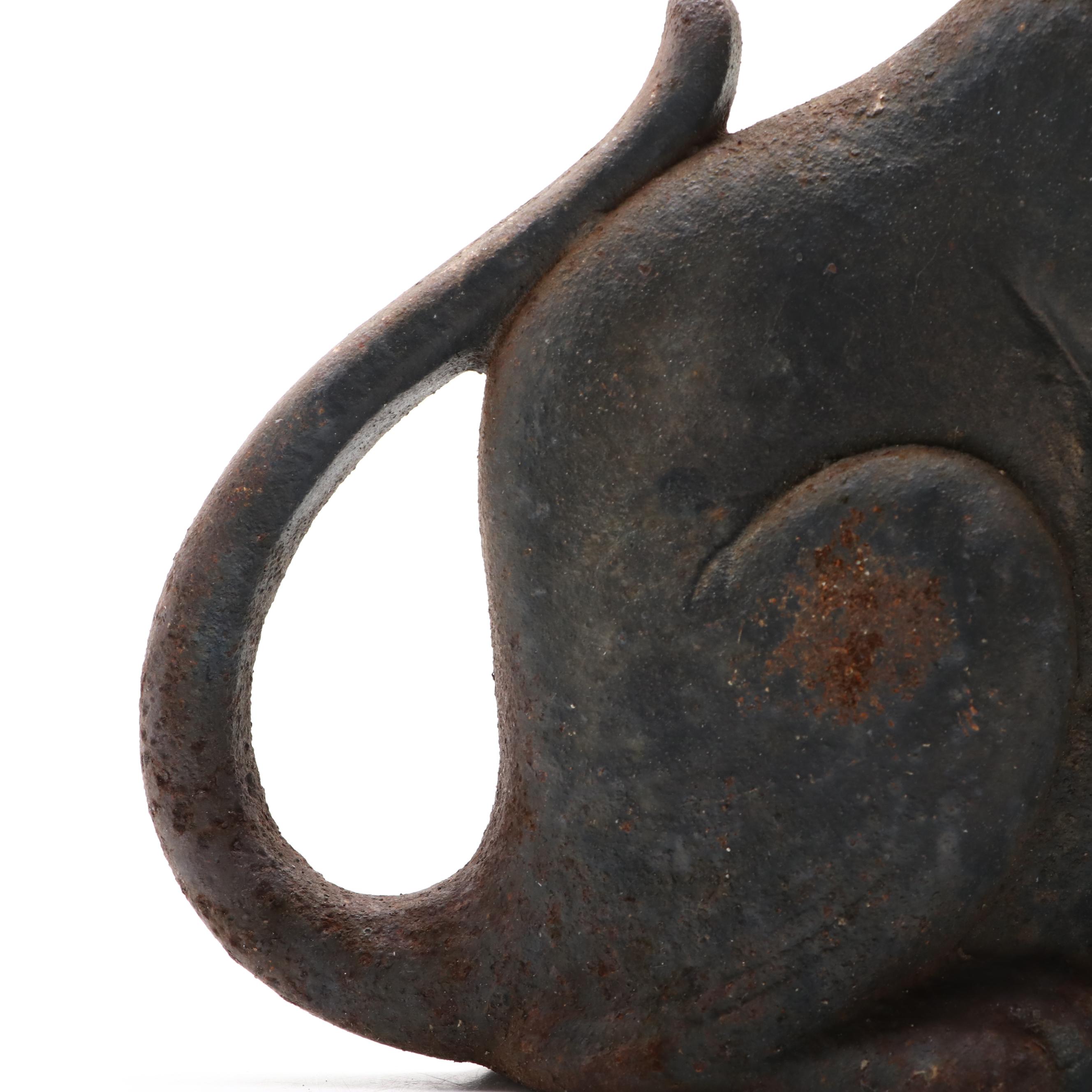 A.M. Greenblatt Studios Cast Iron "Sitting Cat" Doorstop, 1927