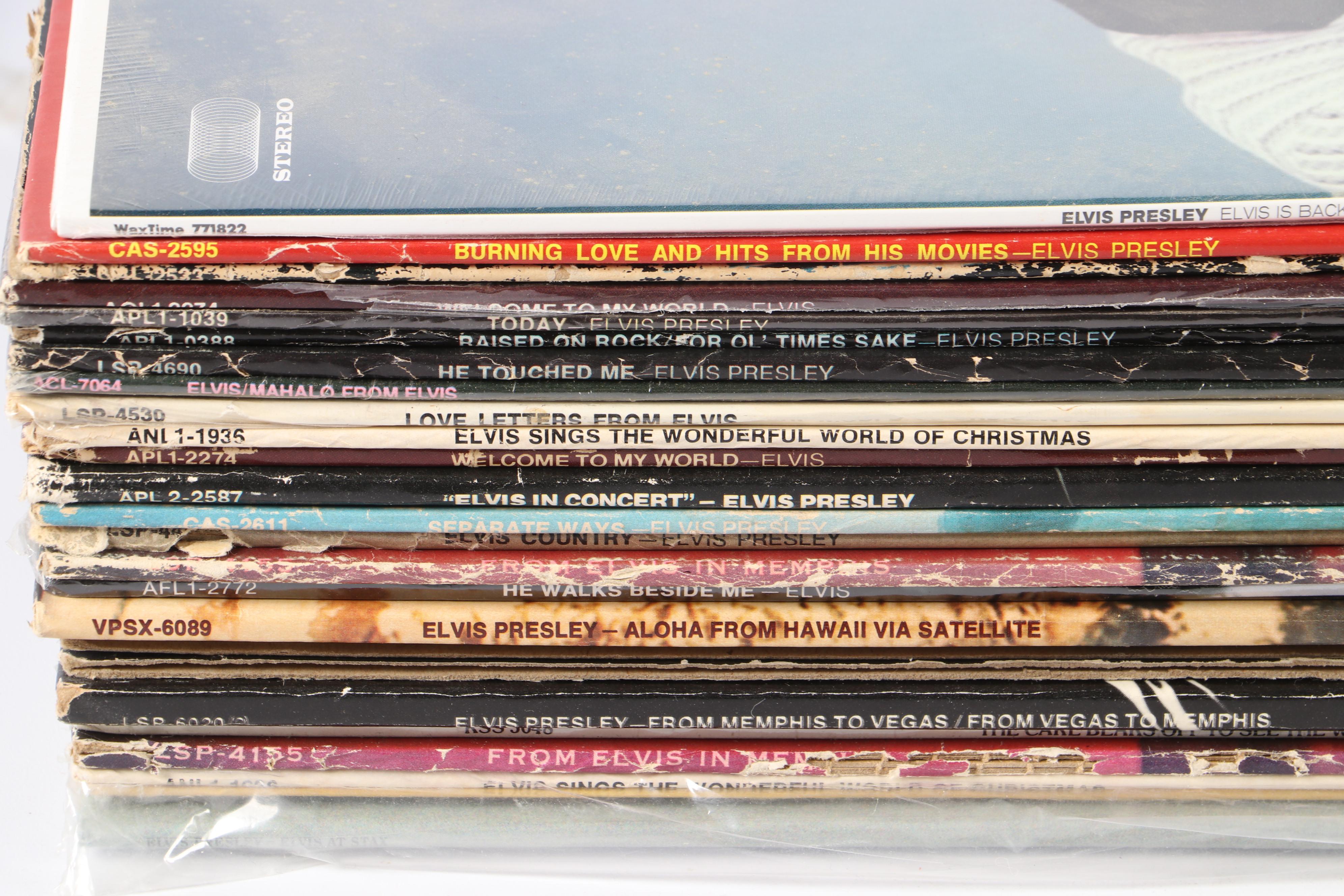 Elvis Presley Vinyl Record Albums