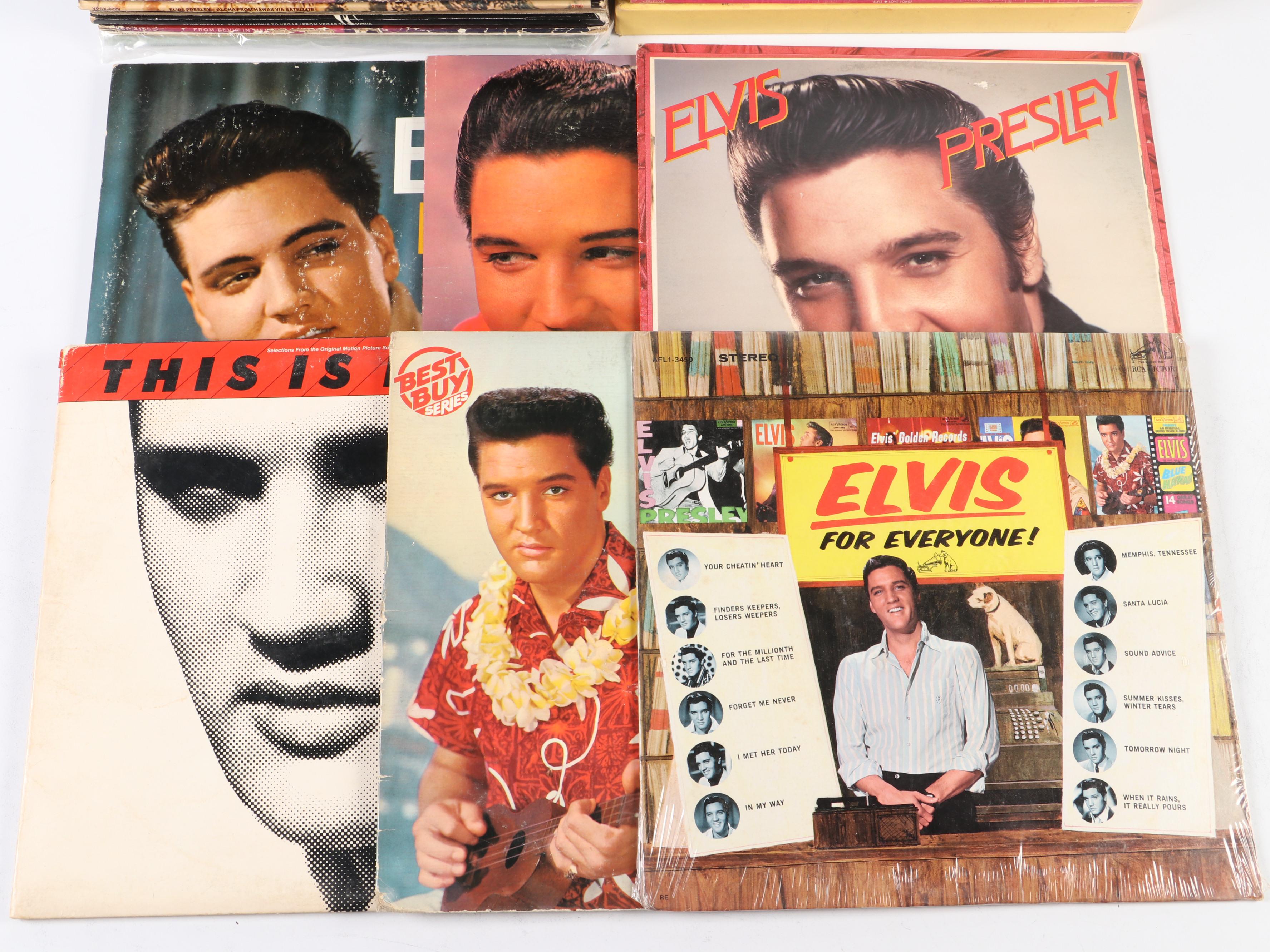 Elvis Presley Vinyl Record Albums